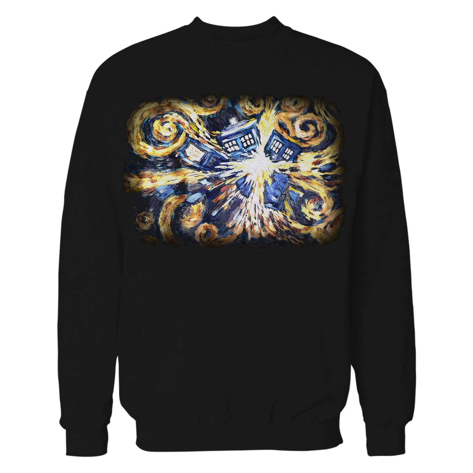 Doctor Who Art Tardis Van Gogh Official Sweatshirt