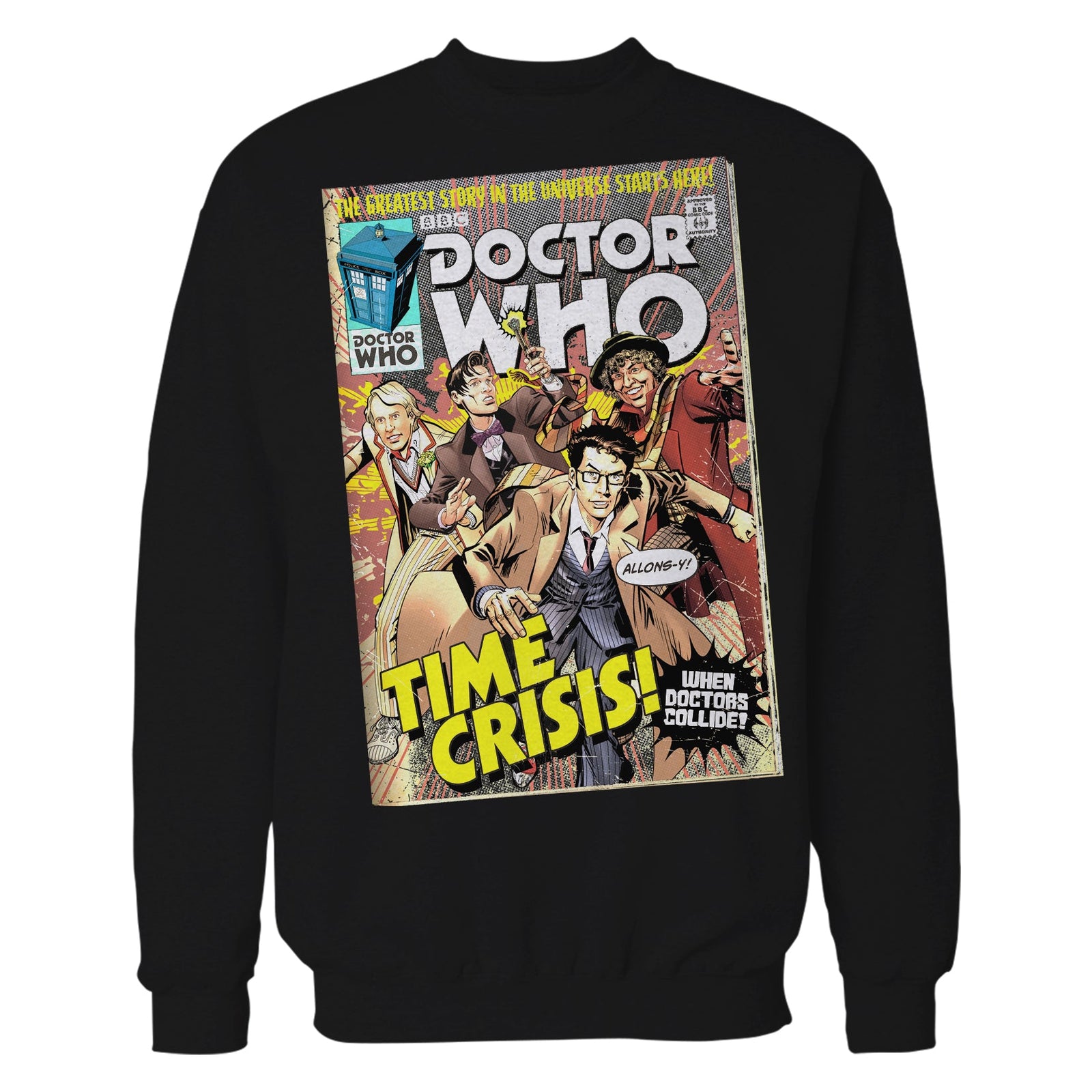 Doctor Who Comic Time Crisis Official Sweatshirt