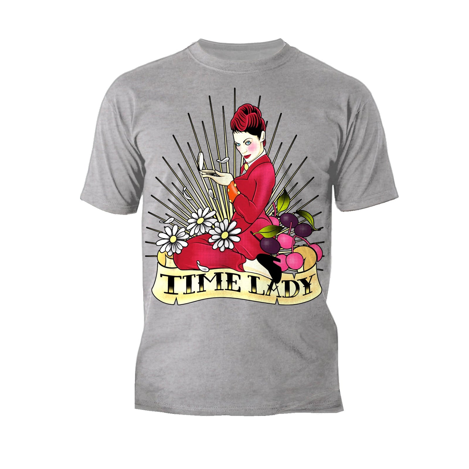 Doctor Who Rockabilly Missy Time Lady Official Men's T-shirt