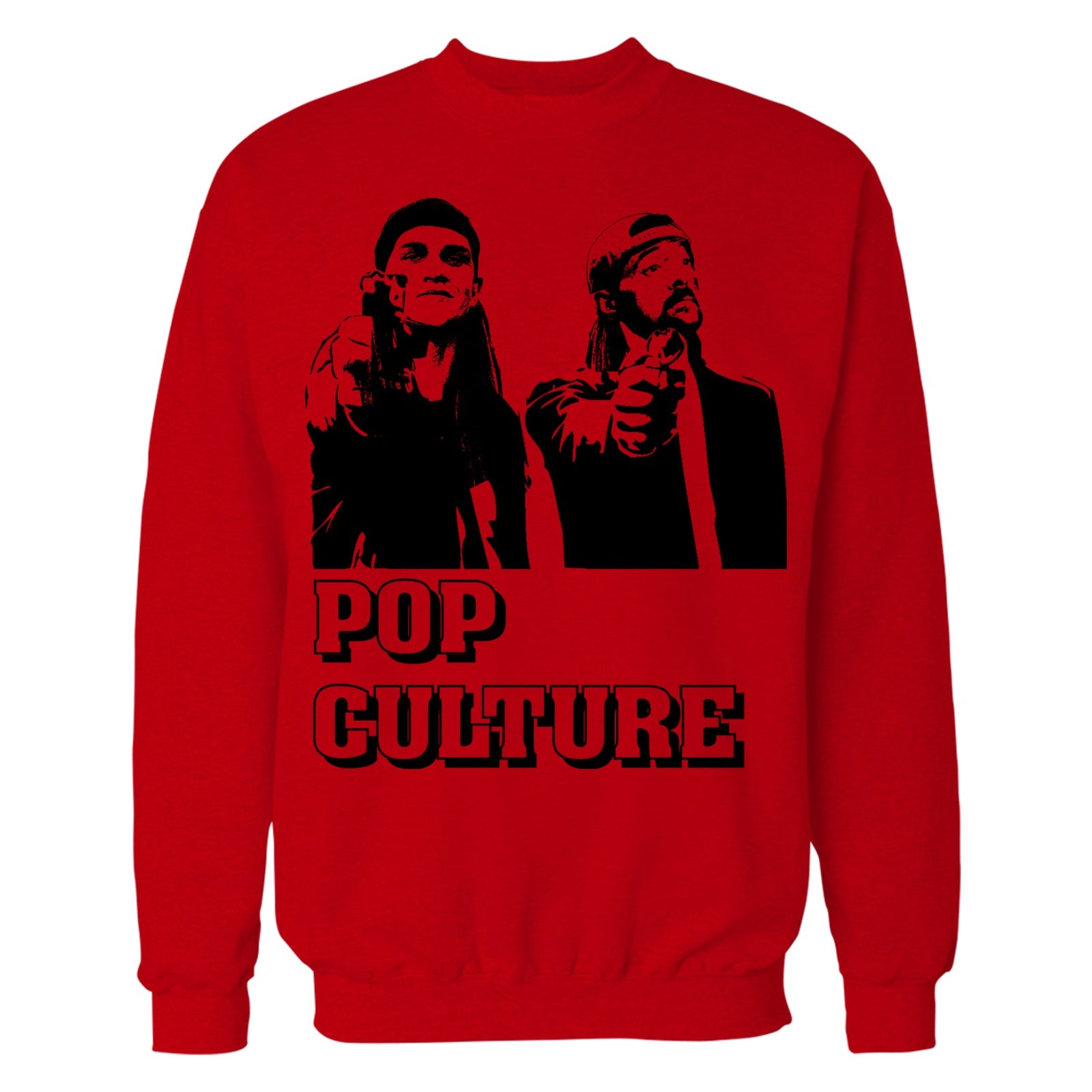 Kevin Smith Jay & Silent Bob Pop Culture Fiction Remix Official Sweatshirt