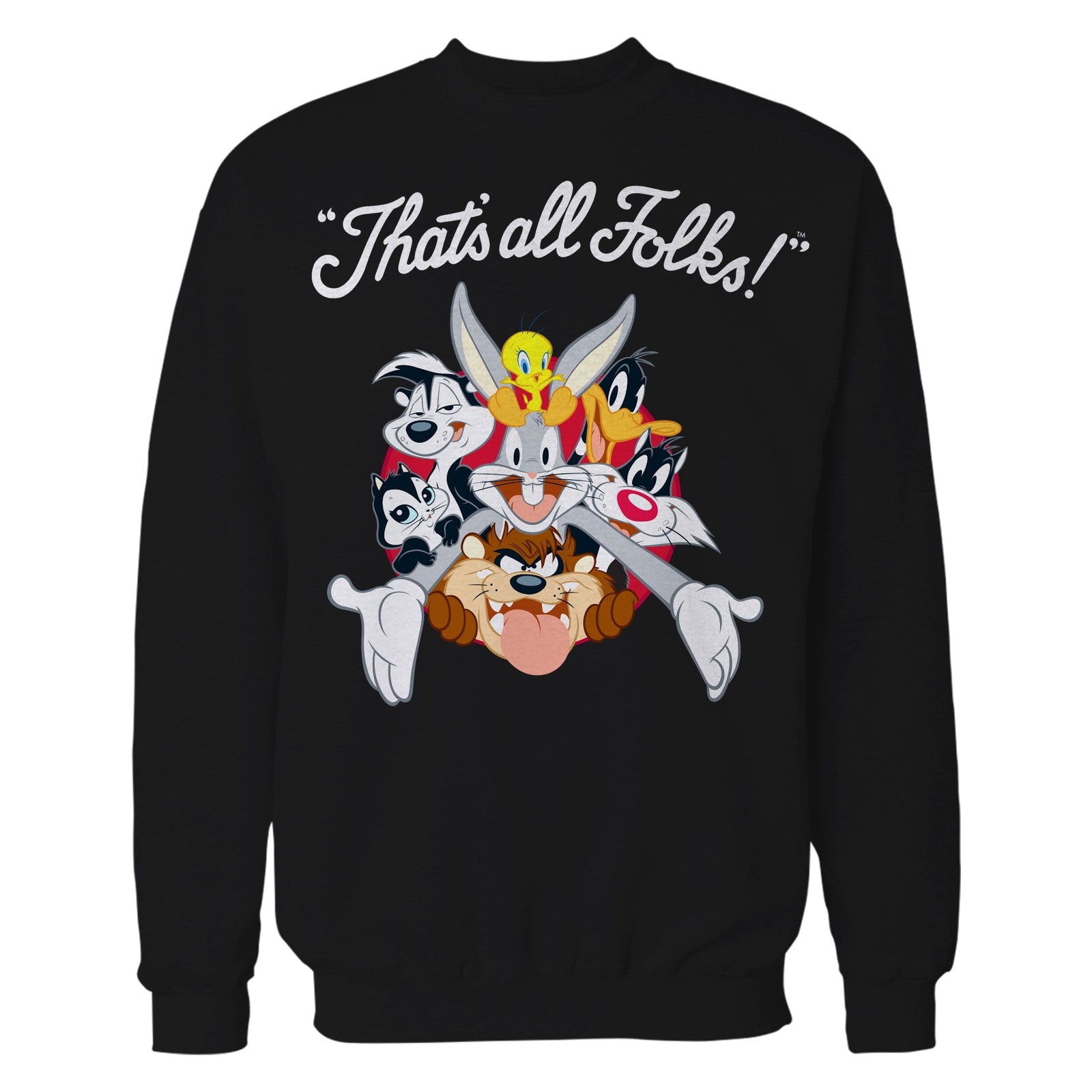 Looney Tunes All Stars That's All Folks Official Sweatshirt