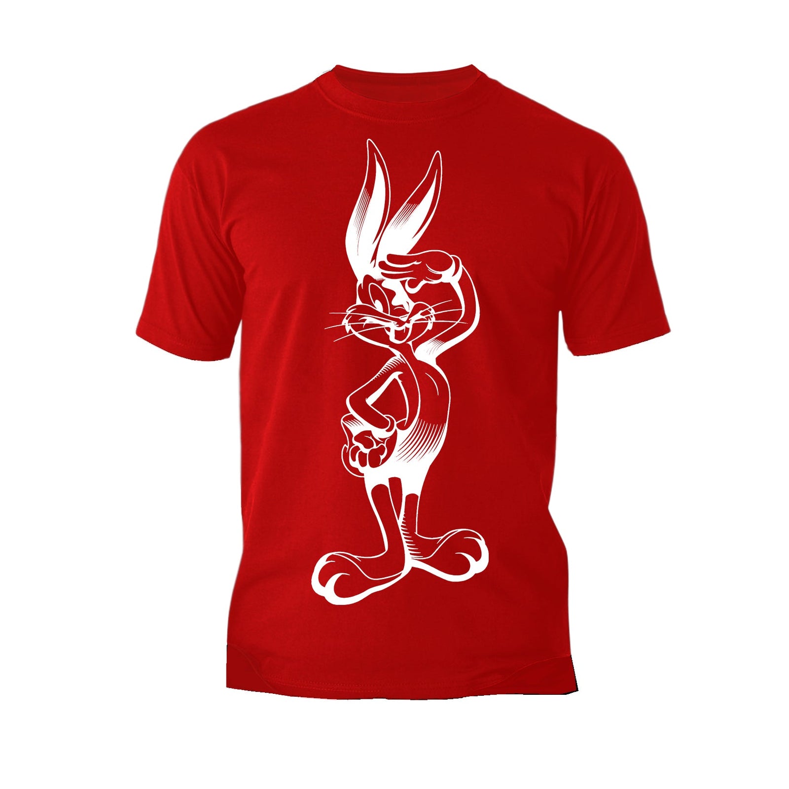 Looney Tunes Bugs Bunny Line Salute Official Men's T-shirt