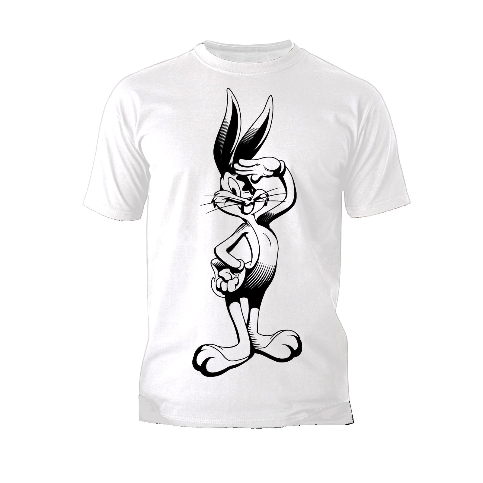 Looney Tunes Bugs Bunny Line Salute Official Men's T-shirt