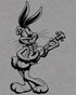 Looney Tunes Bugs Bunny Line Ukulele Official Sweatshirt