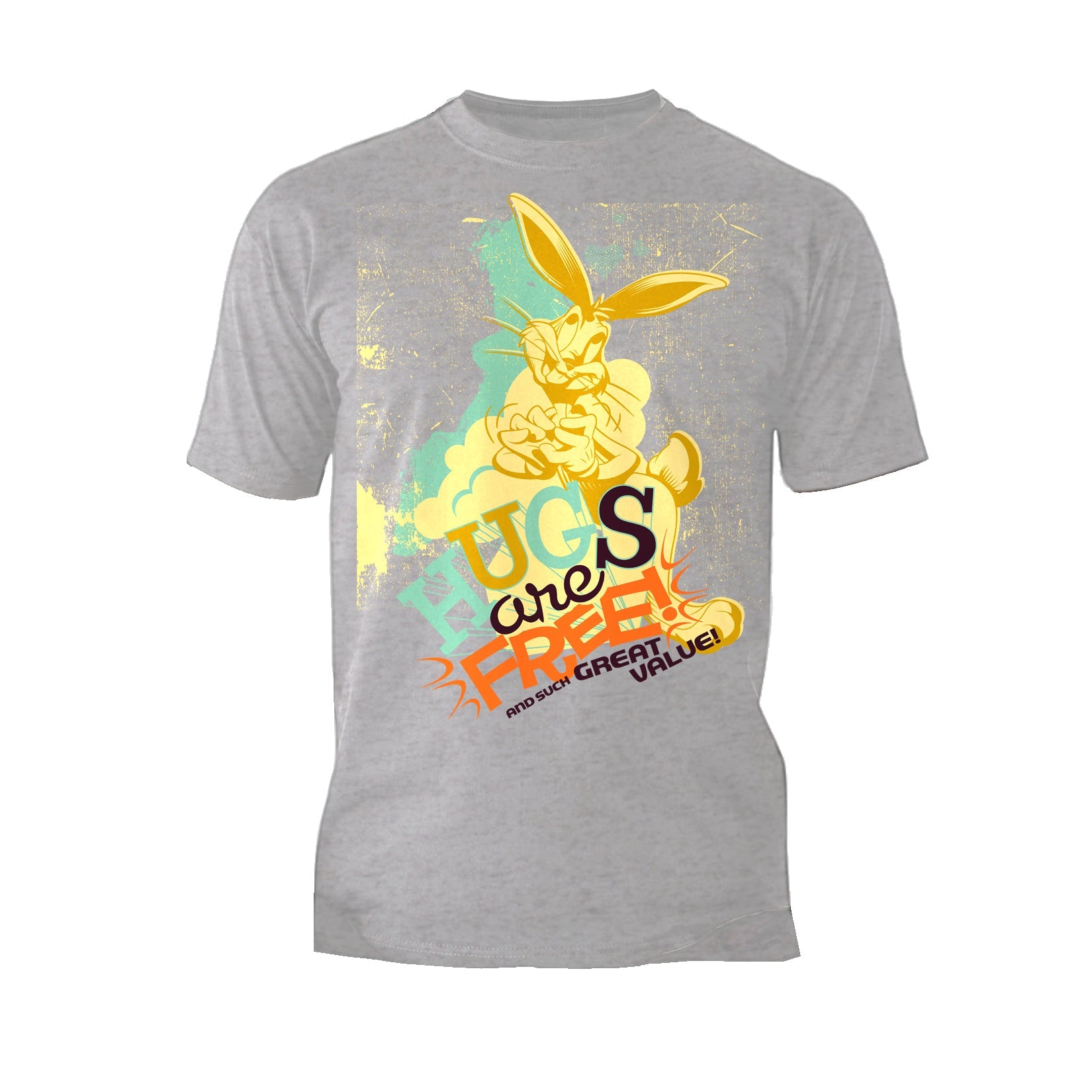 Looney Tunes Bugs Bunny Retro Hugs Free Official Men's T-shirt