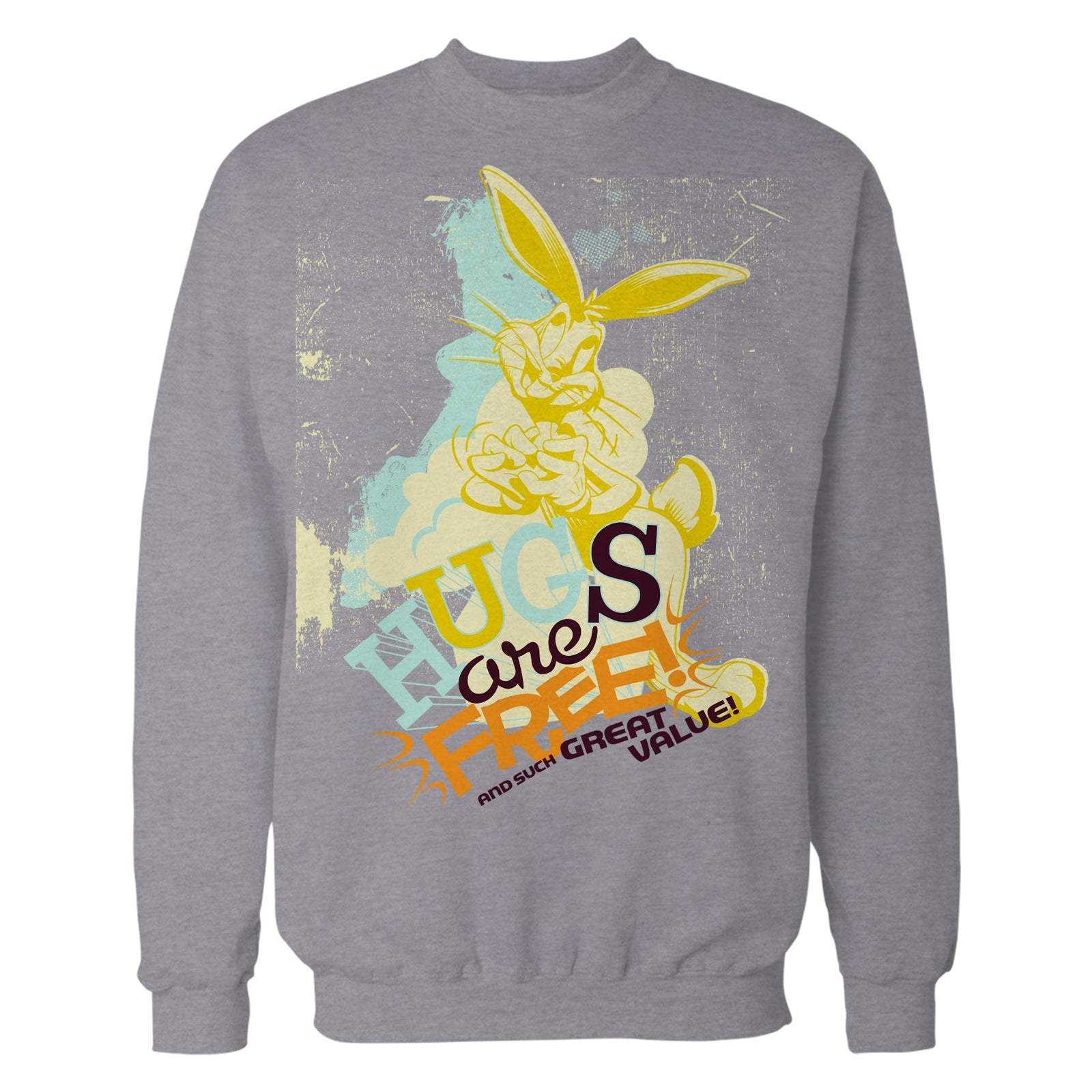 Looney Tunes Bugs Bunny Retro Hugs Free Official Sweatshirt