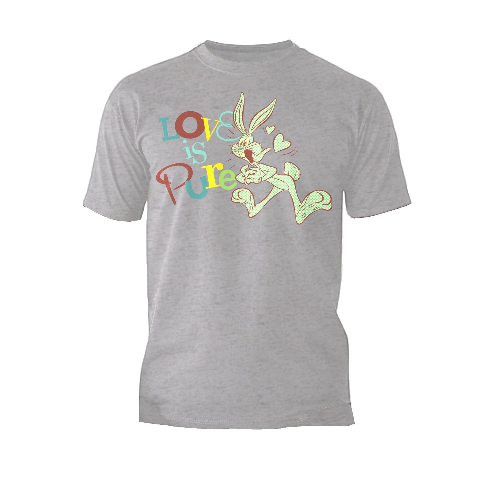 Looney Tunes Bugs Bunny Retro Love Pure Official Men's T-shirt