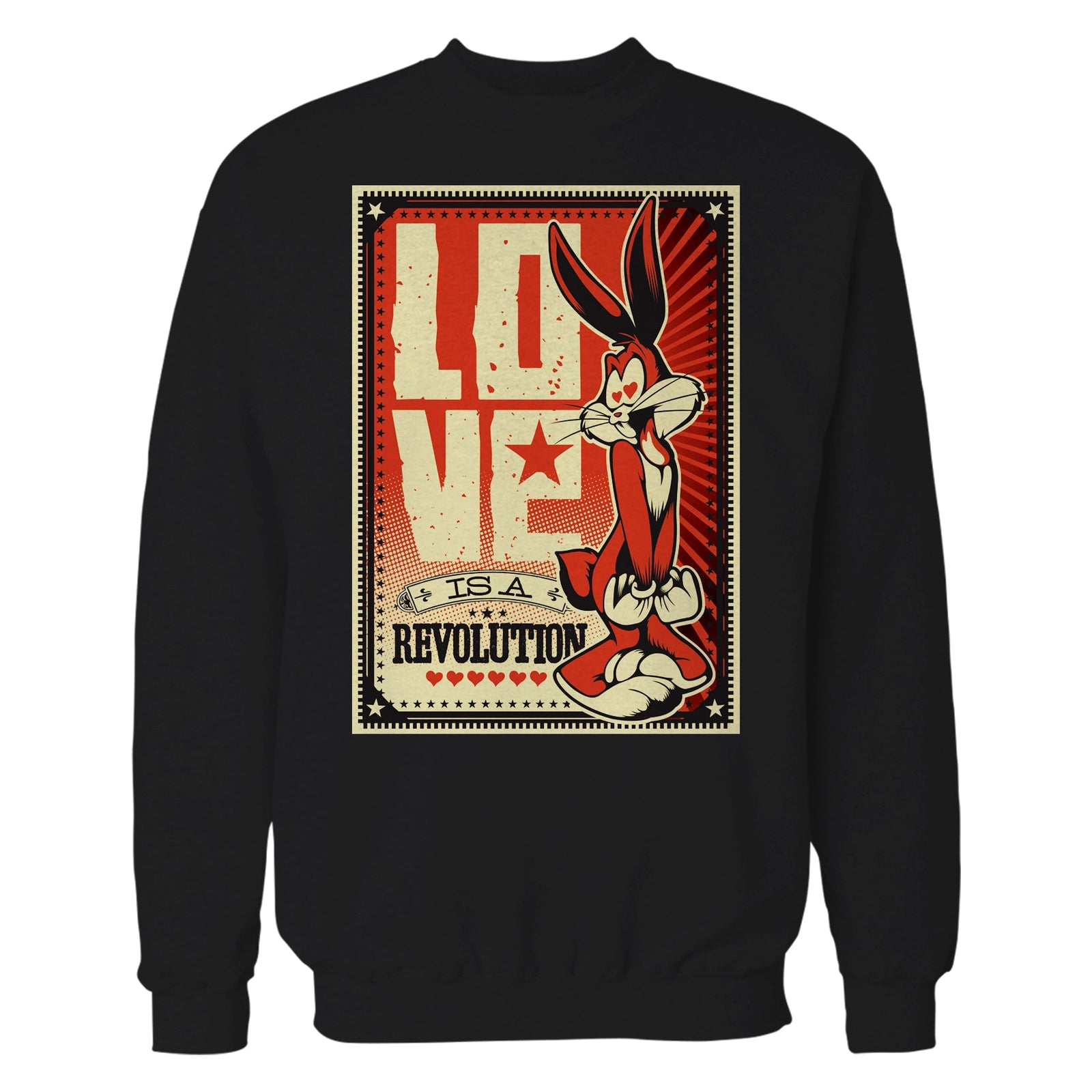 Looney Tunes Bugs Bunny Splash Love Revolution Official Sweatshirt