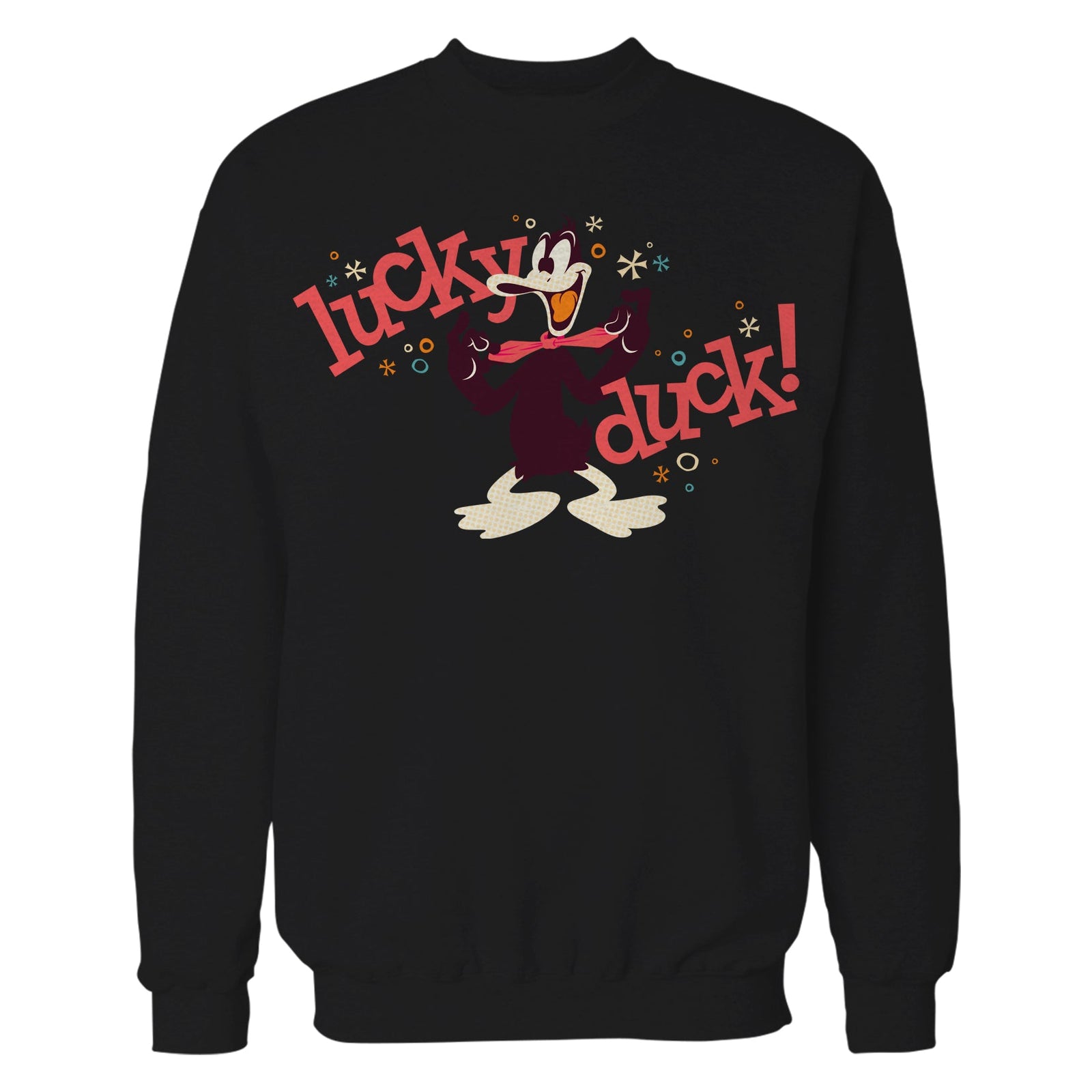 Looney Tunes Daffy Duck Retro Lucky Official Sweatshirt