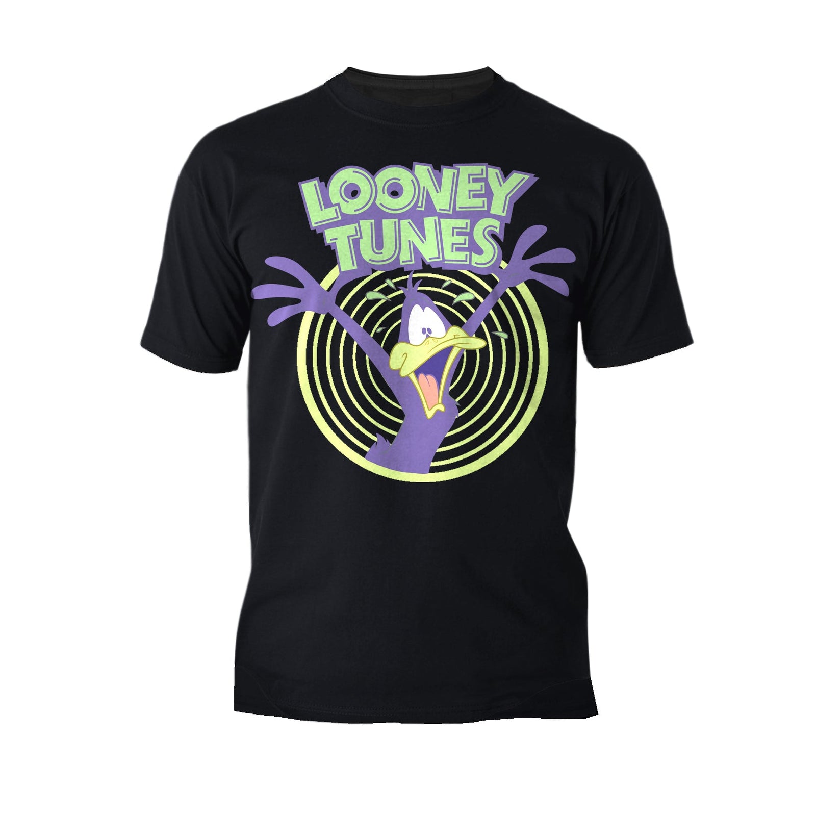 Looney Tunes Daffy Duck Logo Crazy Official Men's T-shirt