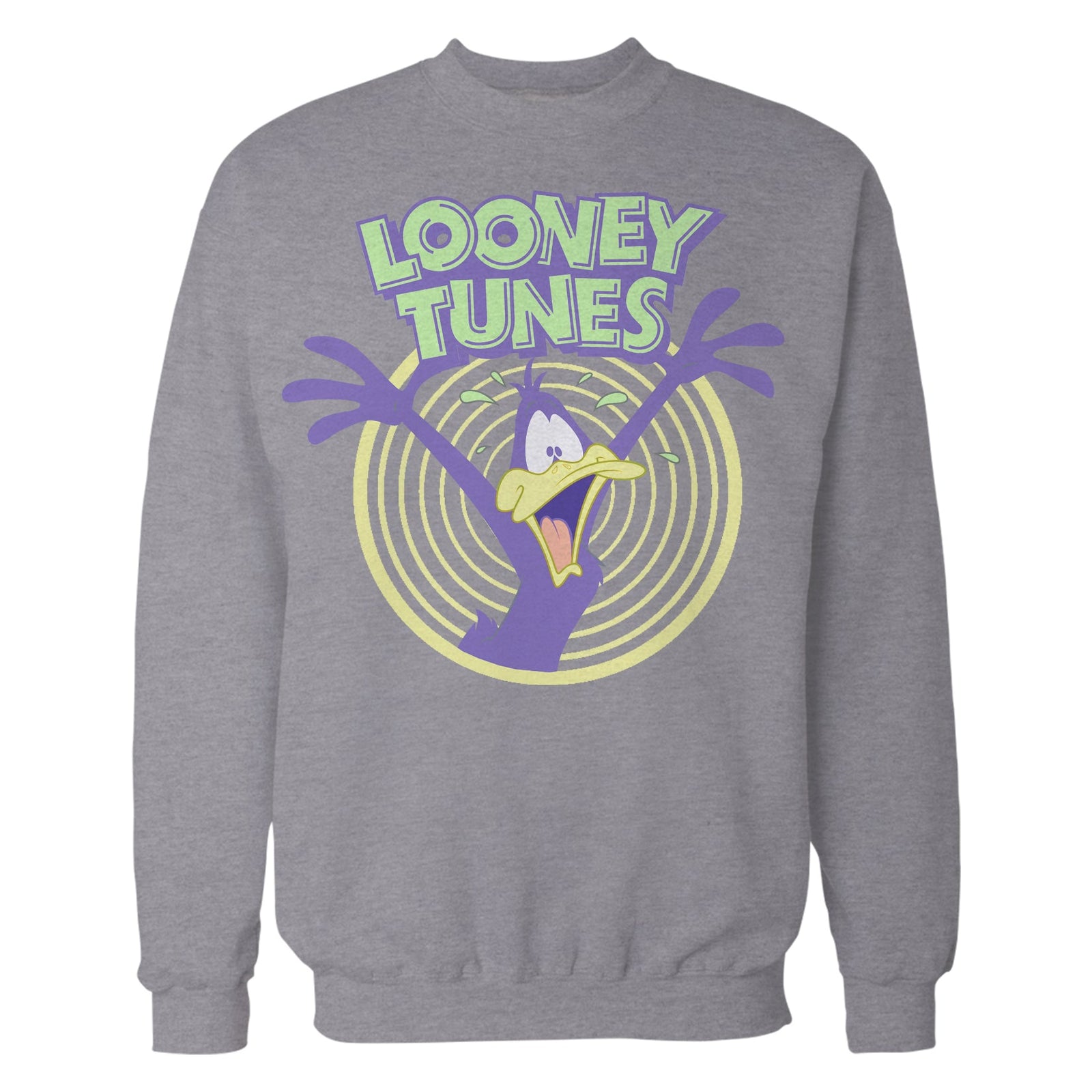 Looney Tunes Daffy Duck +Logo Crazy Official Sweatshirt