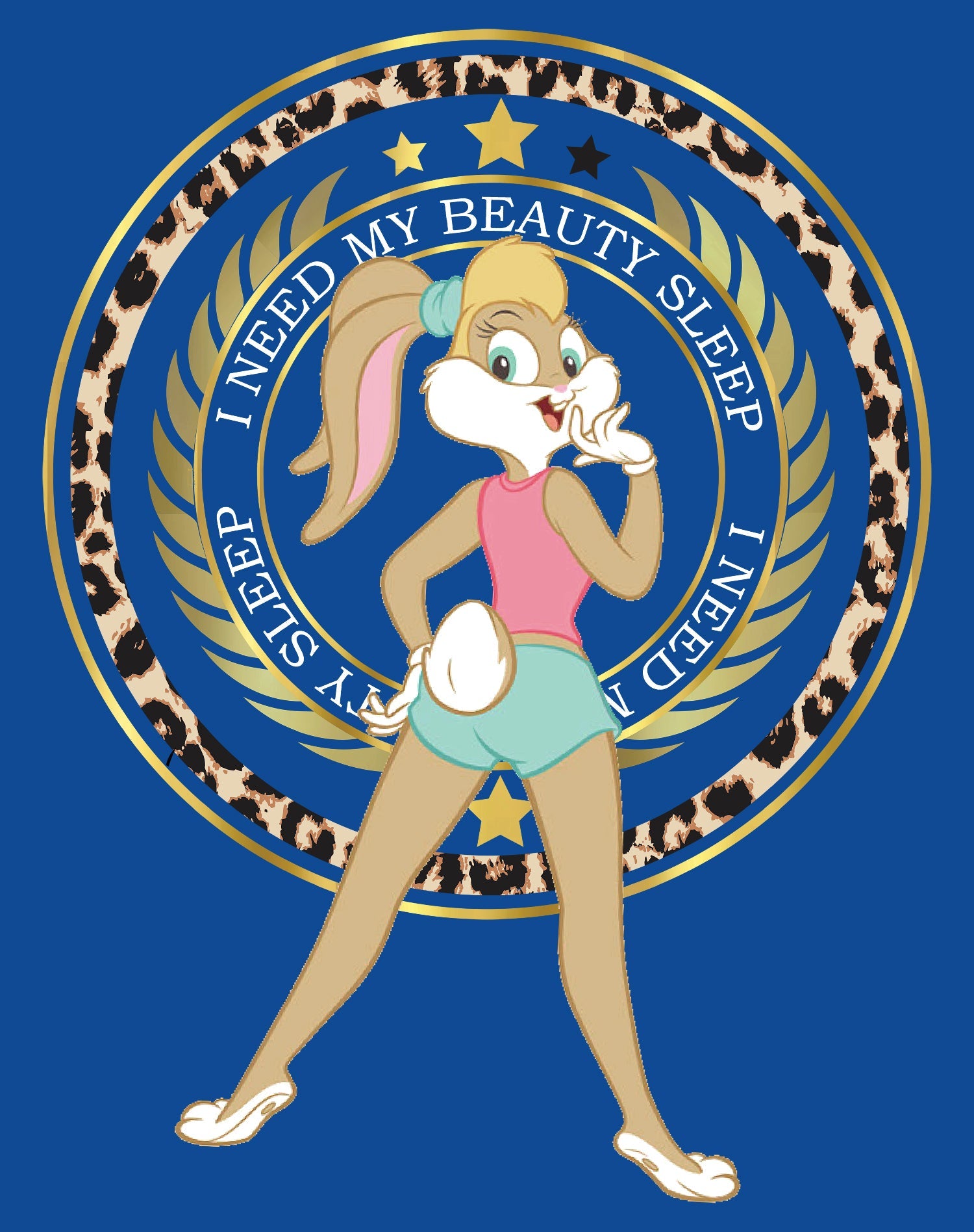 Looney Tunes Lola Bunny Beauty Sleep Official Men's T-shirt