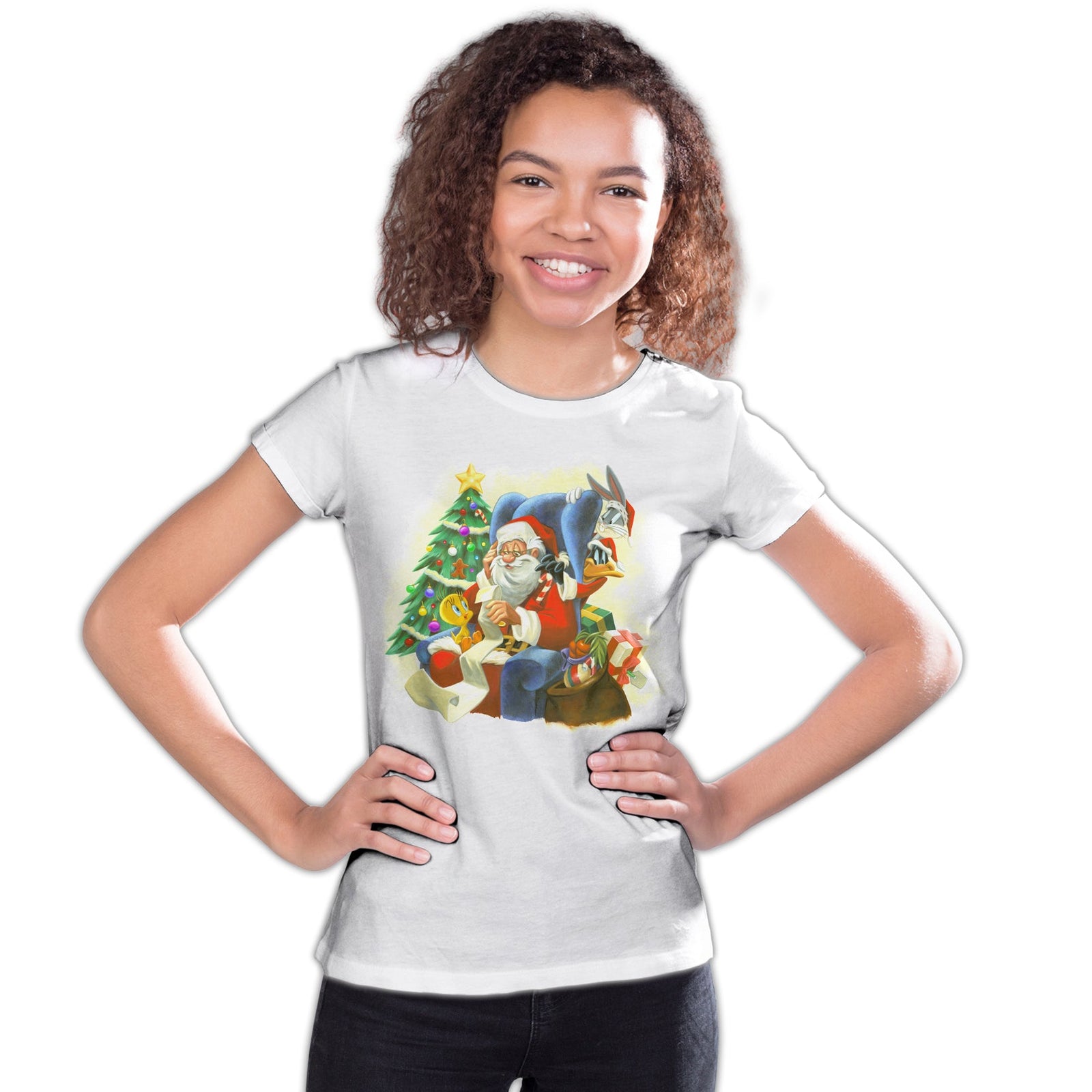 Looney Tunes Looney Tunes Xmas Santa Official Youth T-Shirt