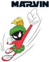 Looney Tunes Marvin Flying Martian Official Men's T-shirt