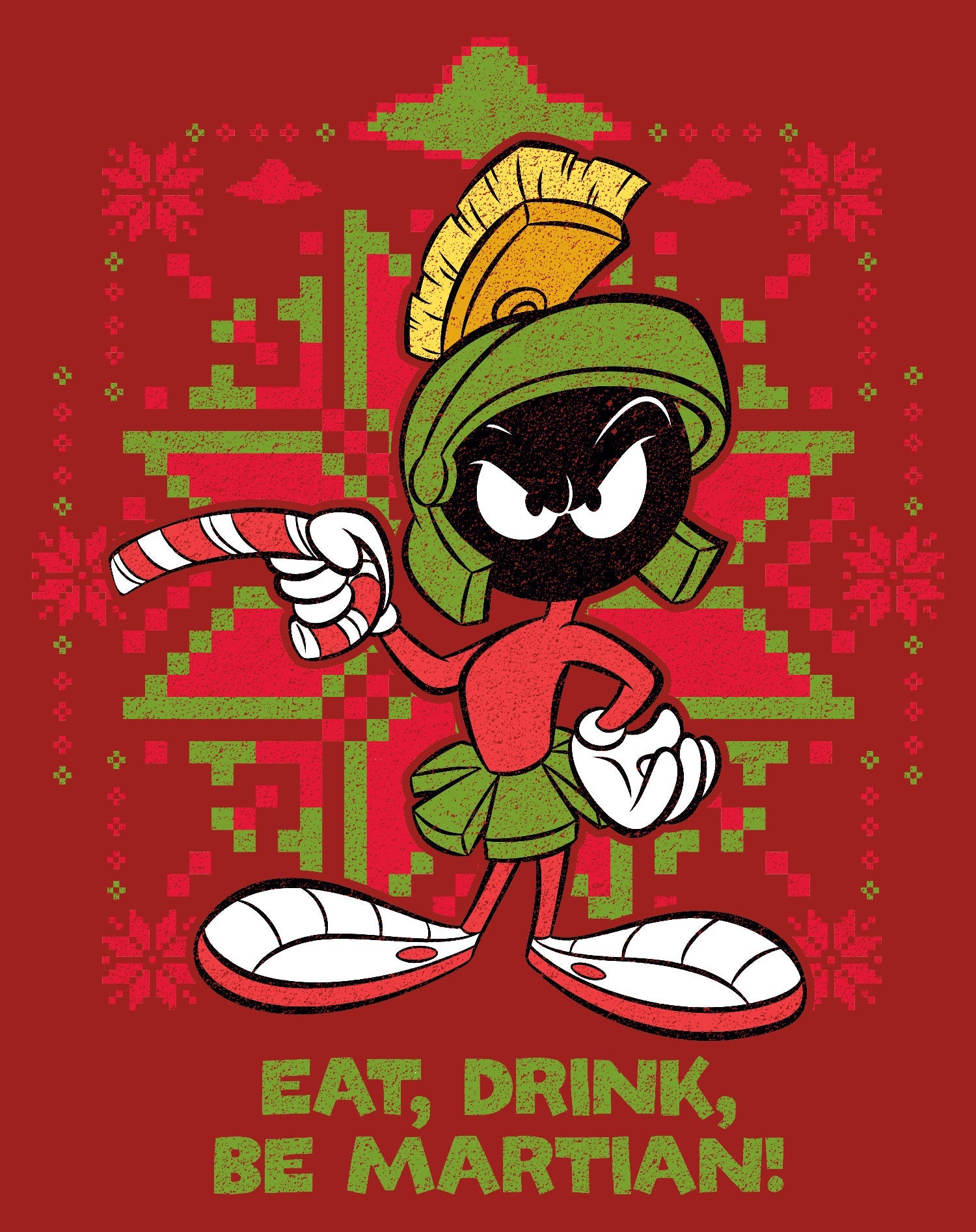 Looney Tunes Marvin Martian Xmas Eat Official Sweatshirt