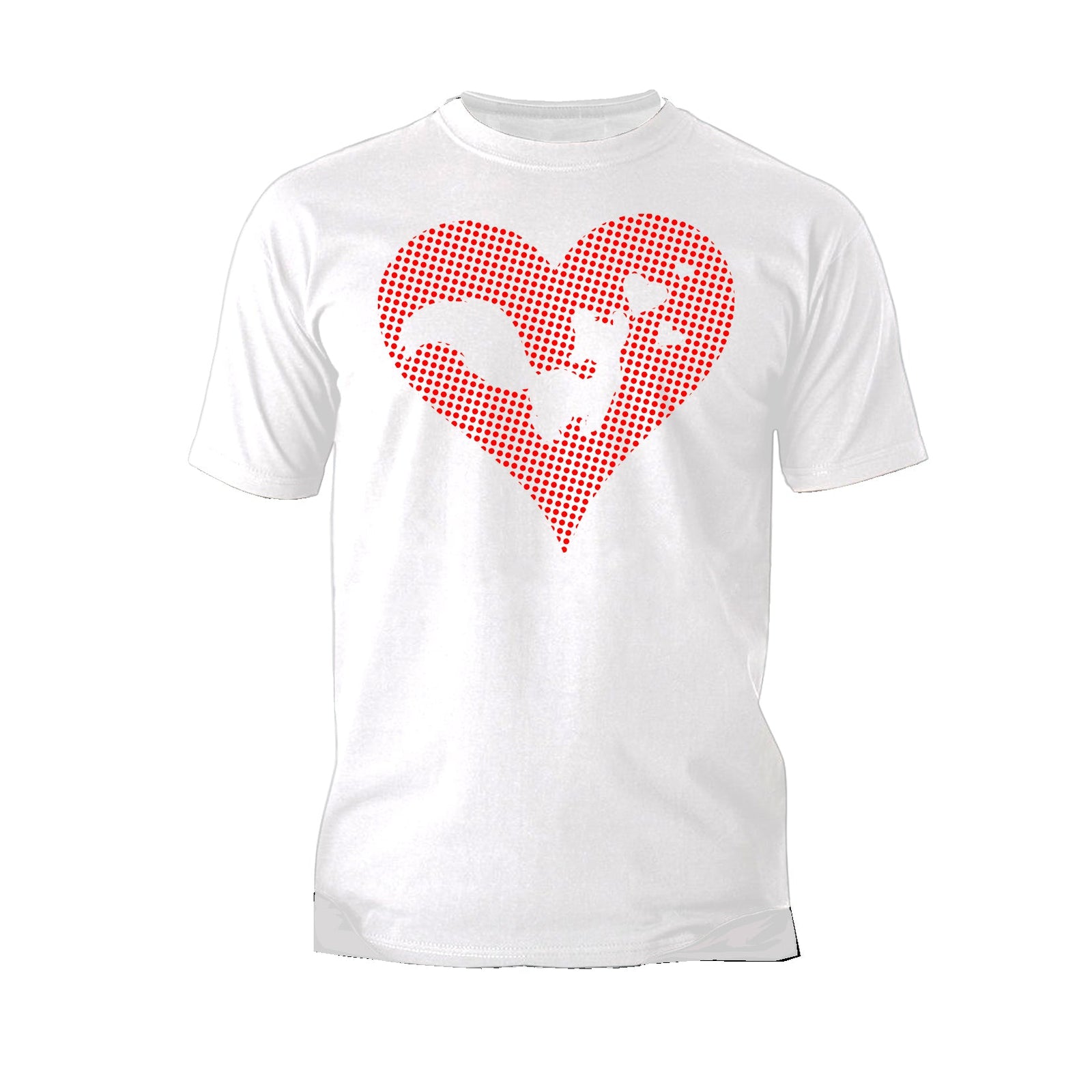 Looney Tunes Pepe Le Pew Logo Love Heart Official Men's T-shirt