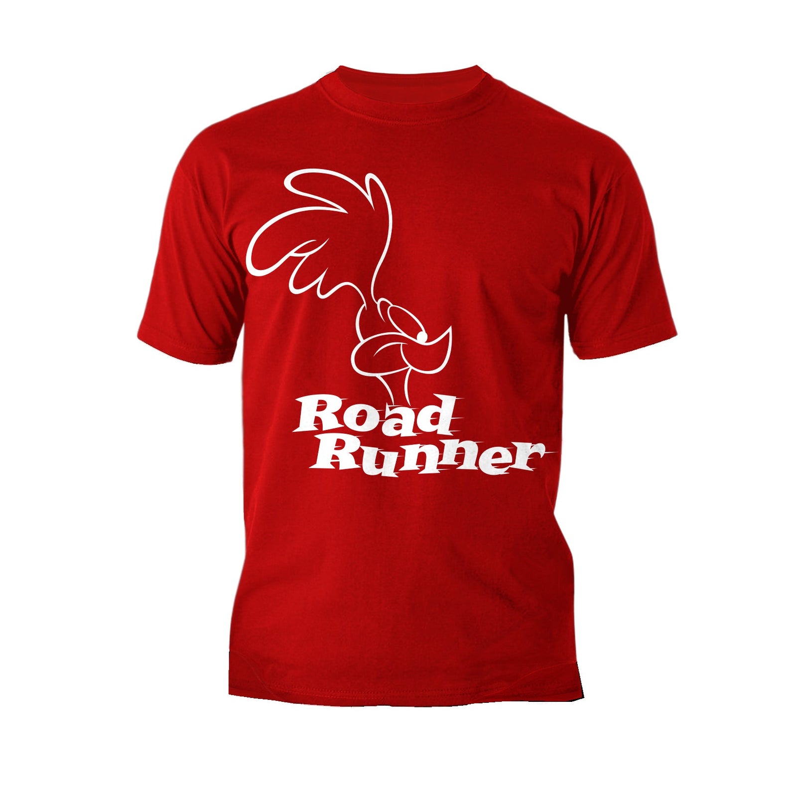 Looney Tunes Road Runner +Logo Profile Official Men's T-Shirt