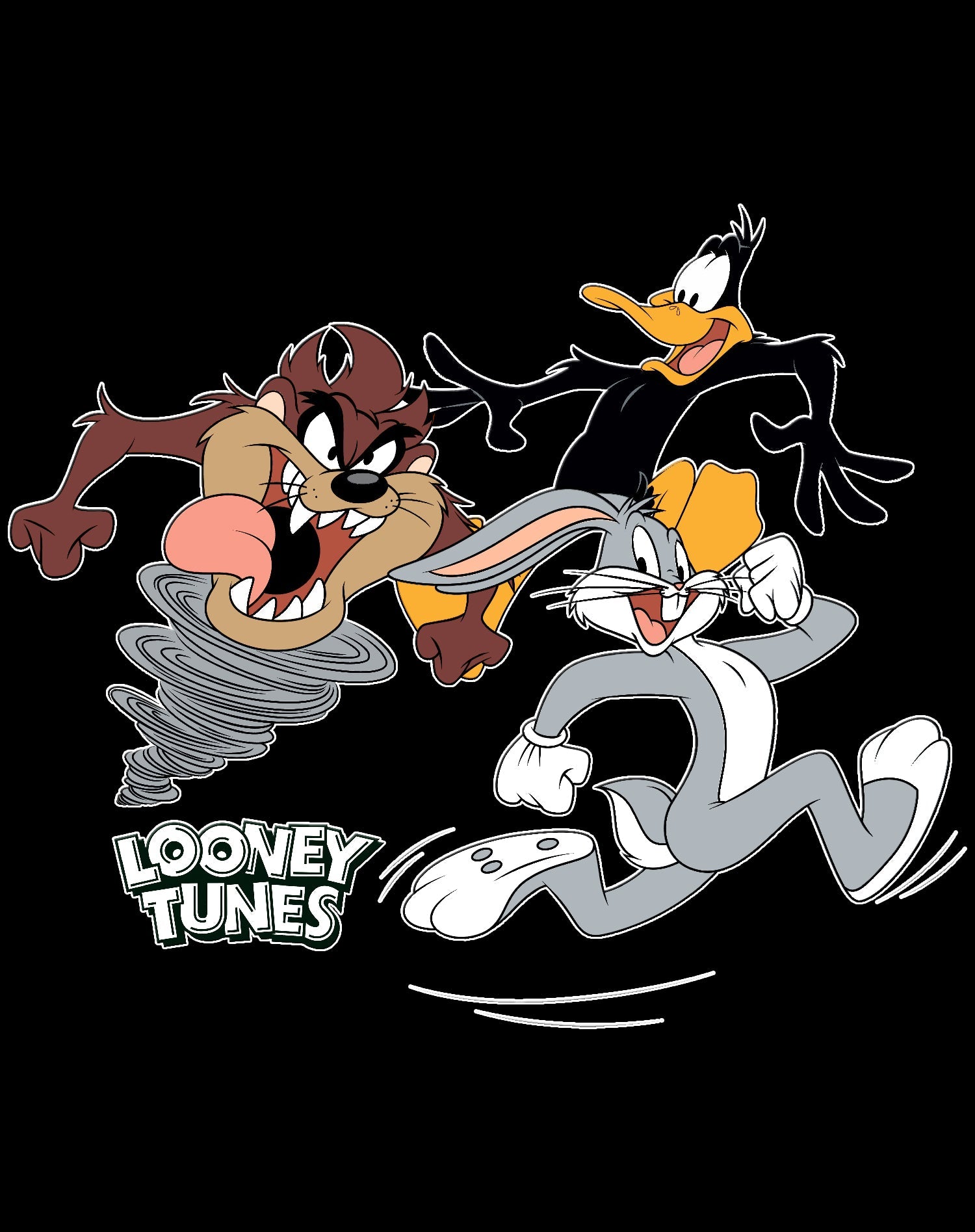 Looney Tunes Trio Bugs Daffy Taz Official Men's T-shirt