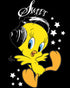 Looney Tunes Tweety Headphones Official Men' T-Shirt