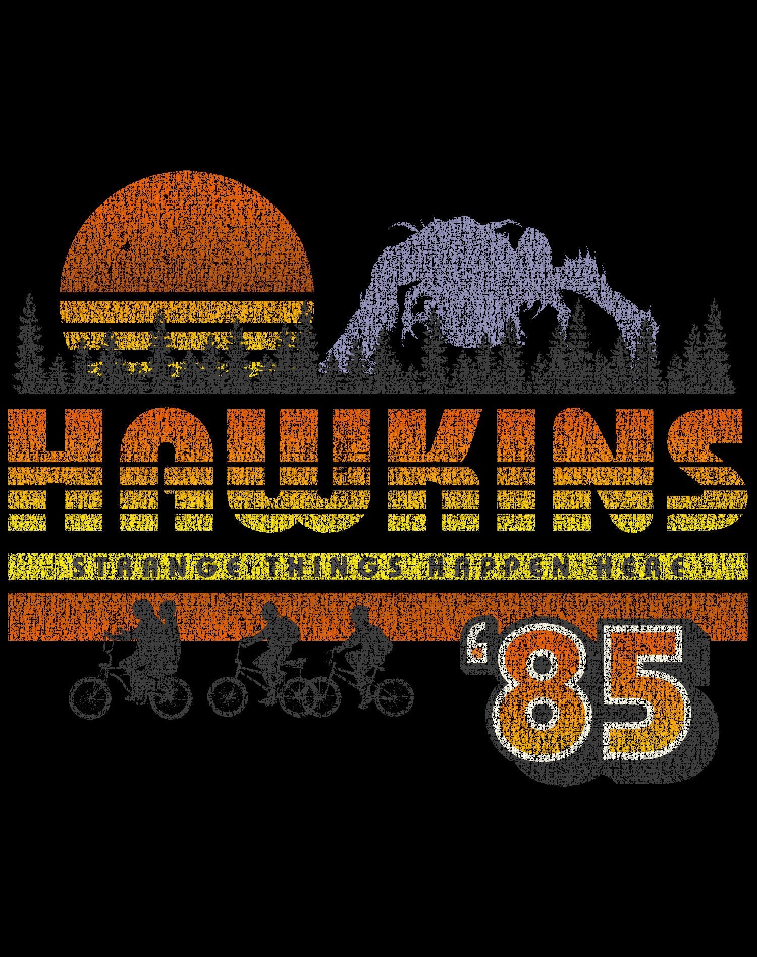 Stranger Things Happen Here Official Women's T-Shirt