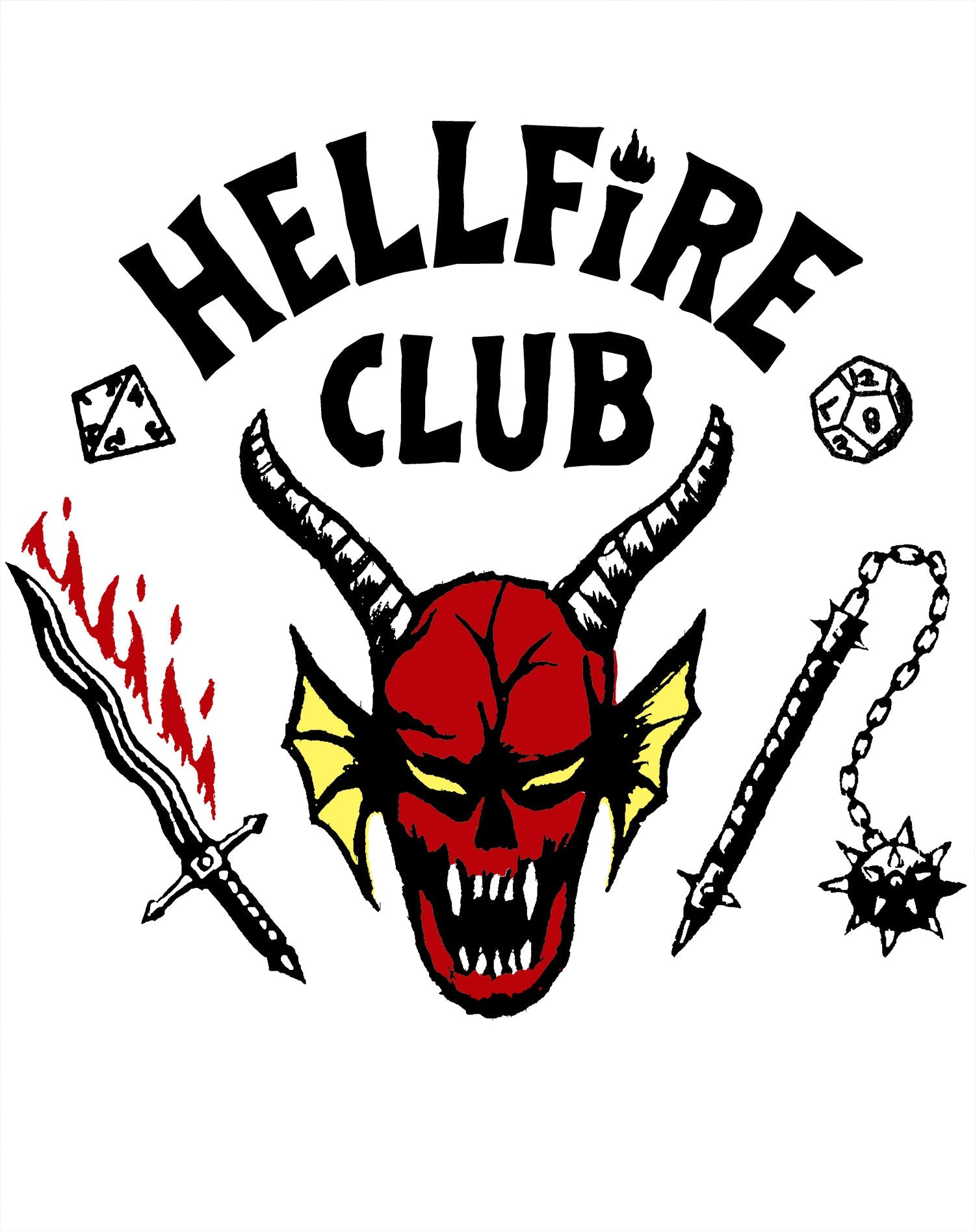 Stranger Things Logo Hellfire Club Classic Men's T-Shirt