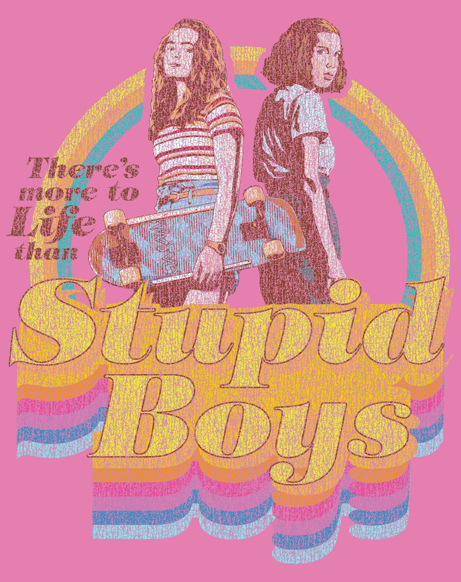 Stranger Things Stupid Boys Official Women's T-Shirt