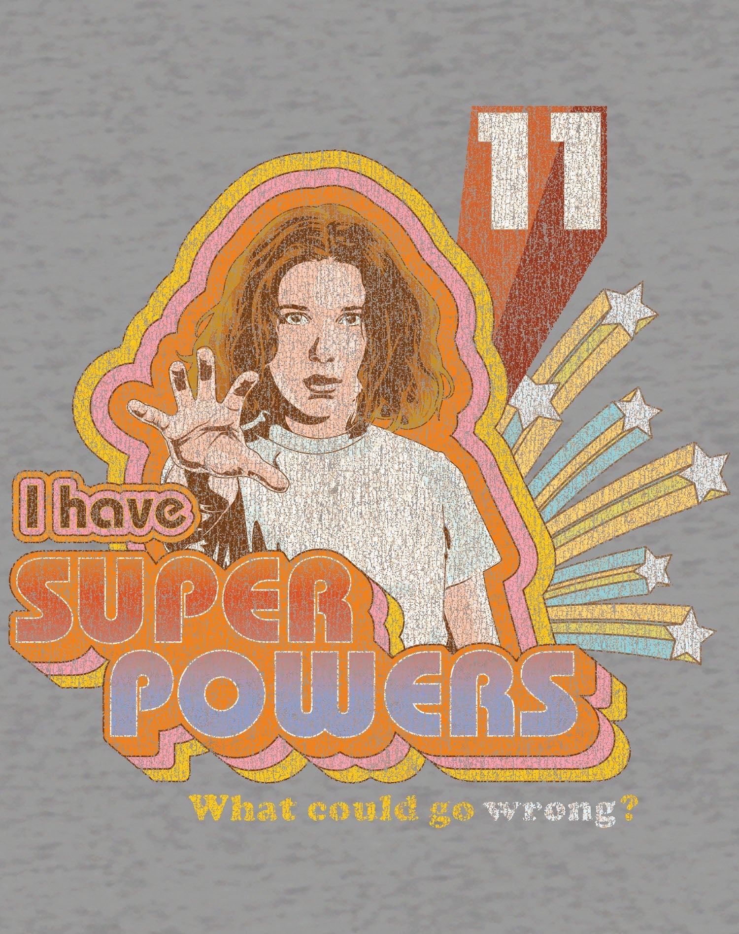 Stranger Things Super Powers Official Women's T-Shirt