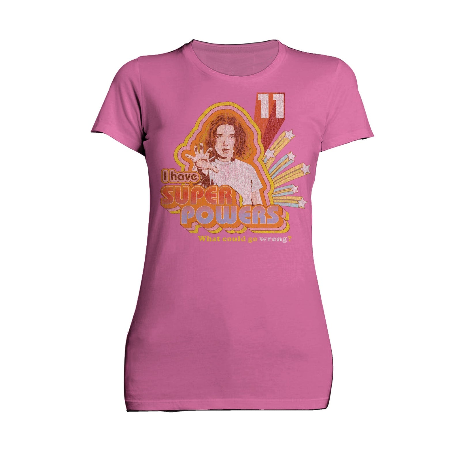 Stranger Things Super Powers Official Women's T-Shirt