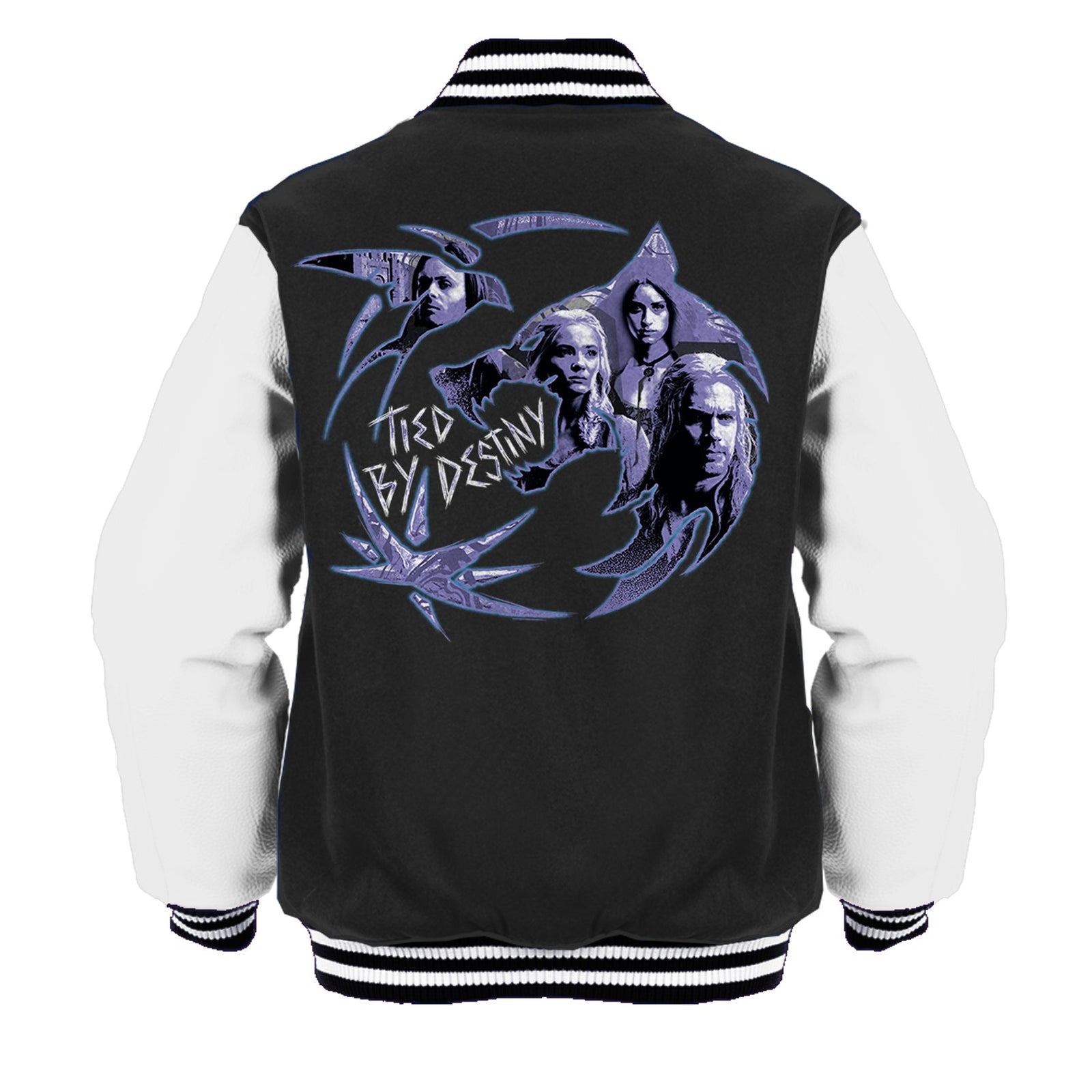 The Witcher Logo Stencil Destiny Official Varsity Jacket