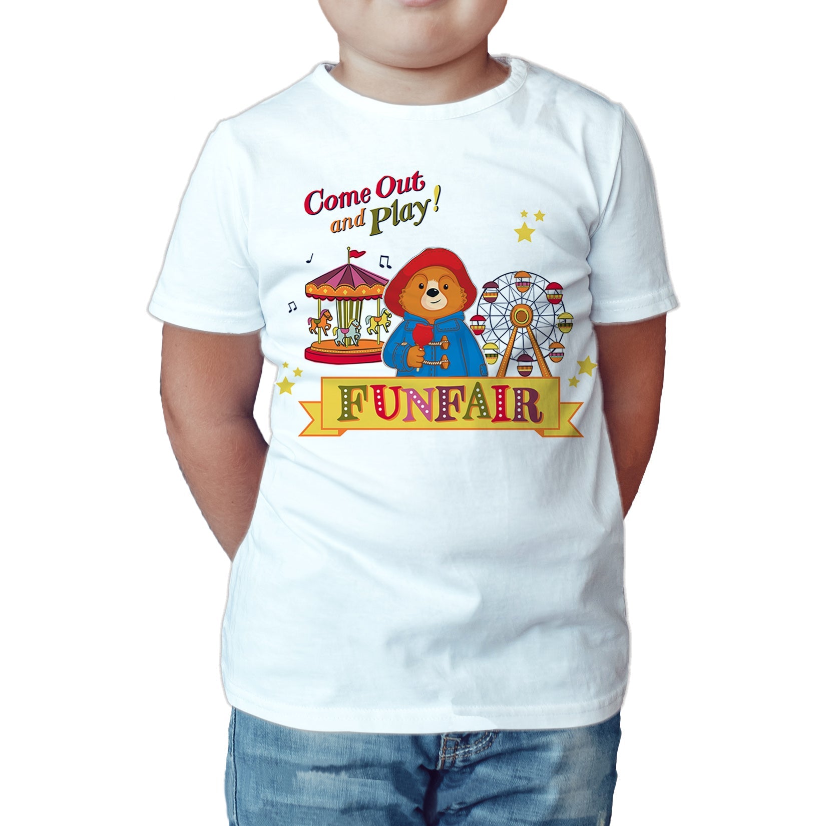 Paddington Bear Adventures Come Out & Play Official Kid's T-shirt