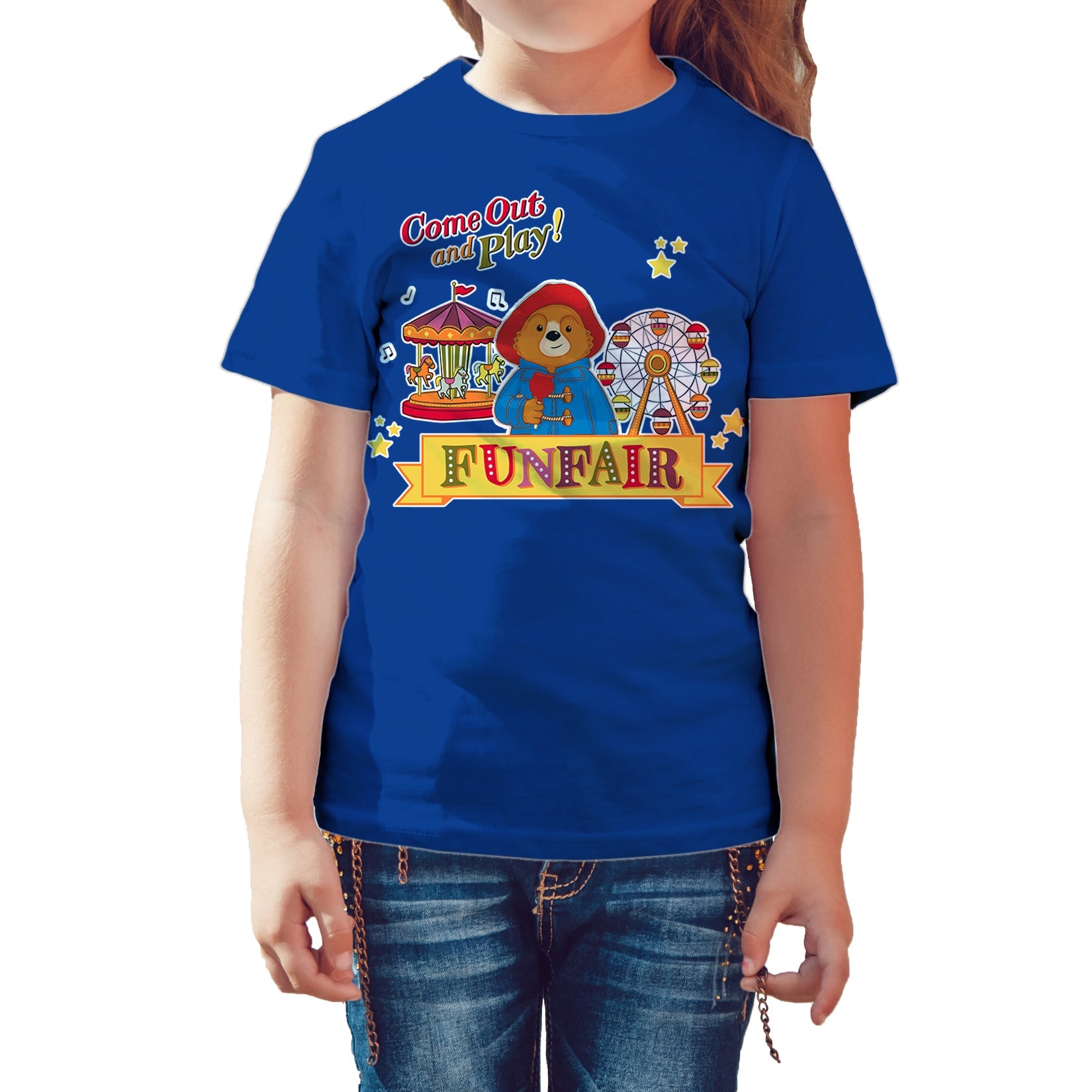 Paddington Bear Adventures Come Out & Play Official Kid's T-shirt