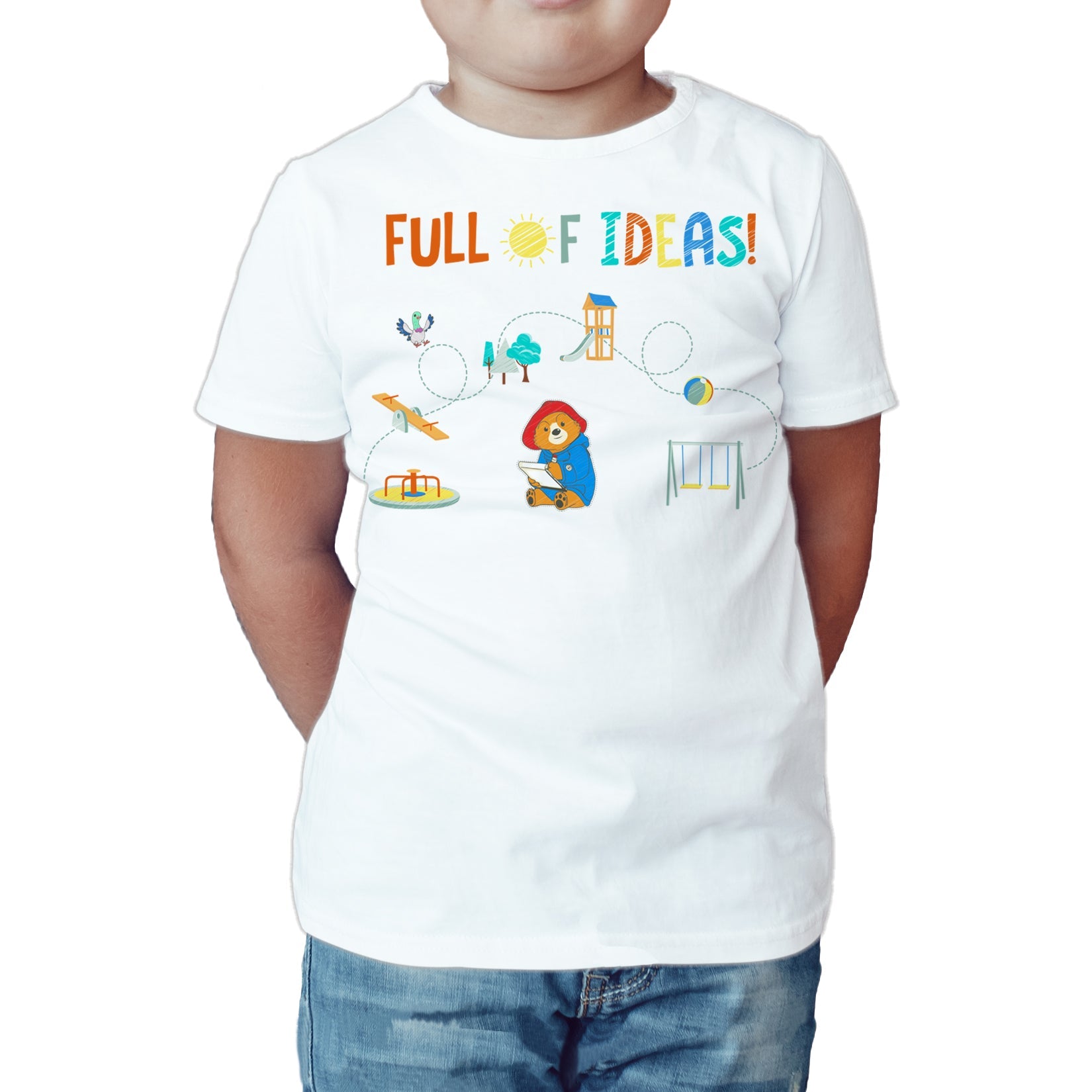 Paddington Bear Adventures Full of Ideas Official Kid's T-shirt