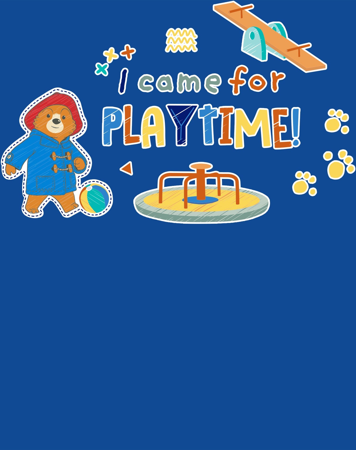 Paddington Bear Adventures Meme Playtime Official Kid's T-shirt