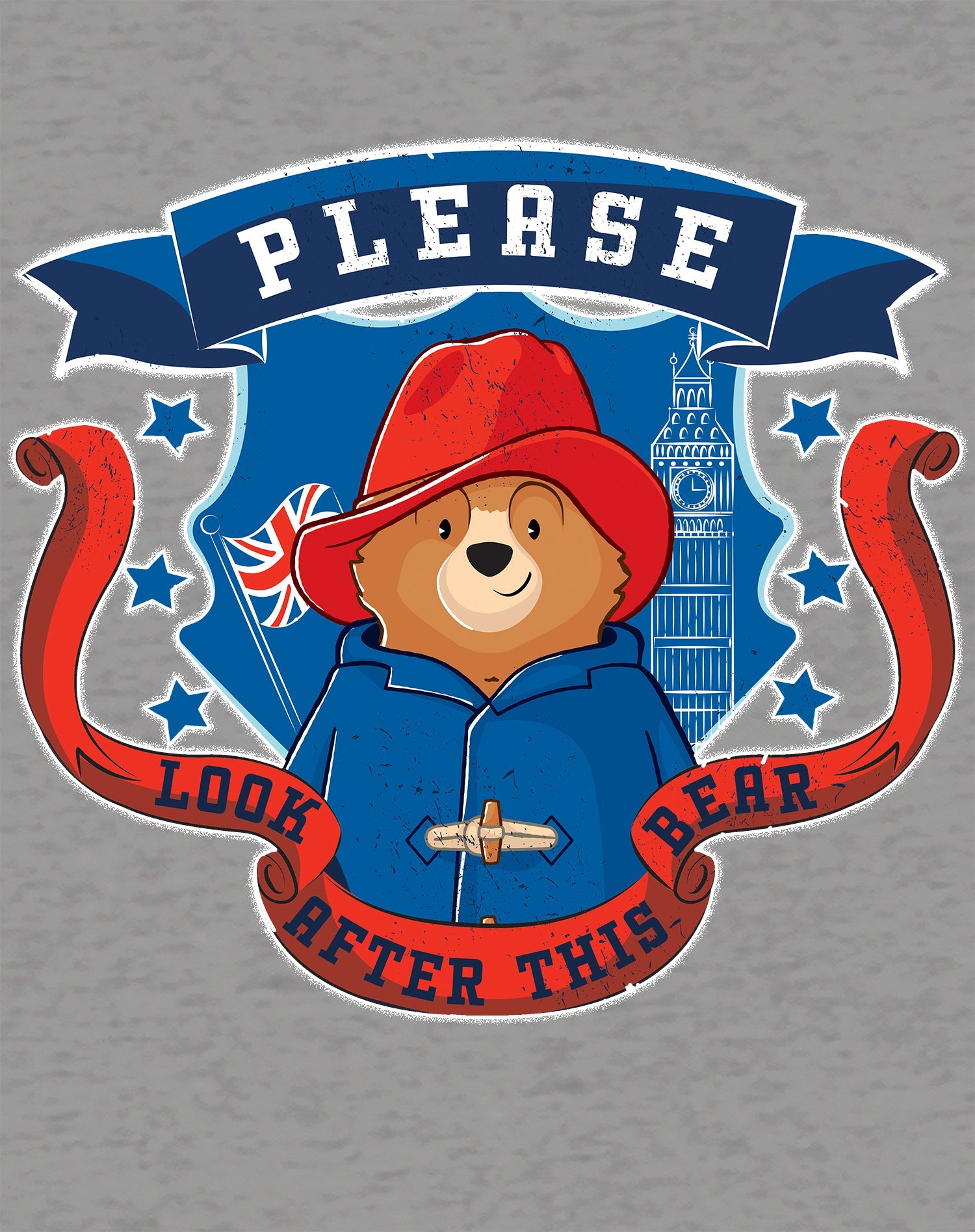 Paddington Bear Collegiate Crest London Women's T-Shirt