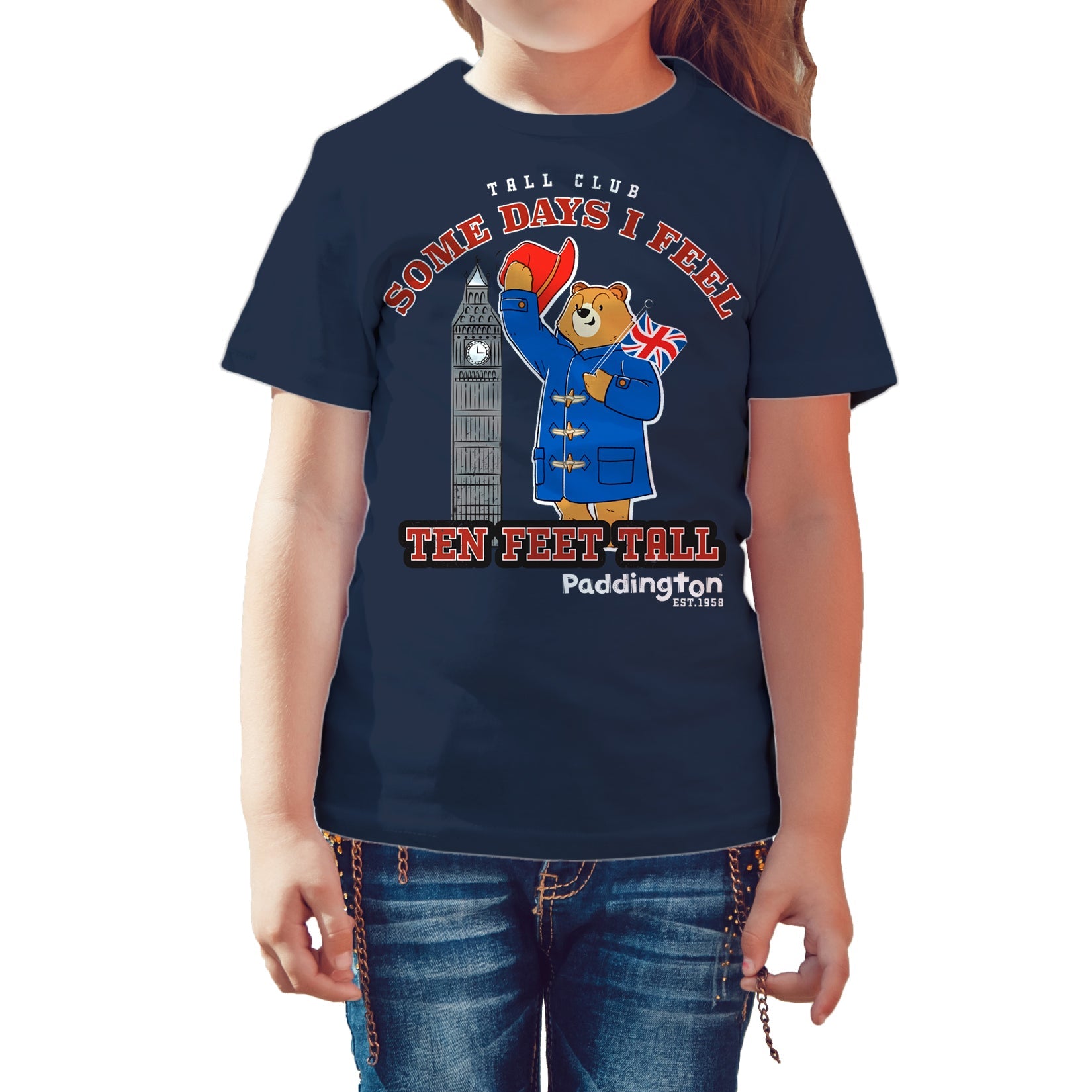 Paddington Bear Collegiate Splash Big Ben Official Kid's T-shirt