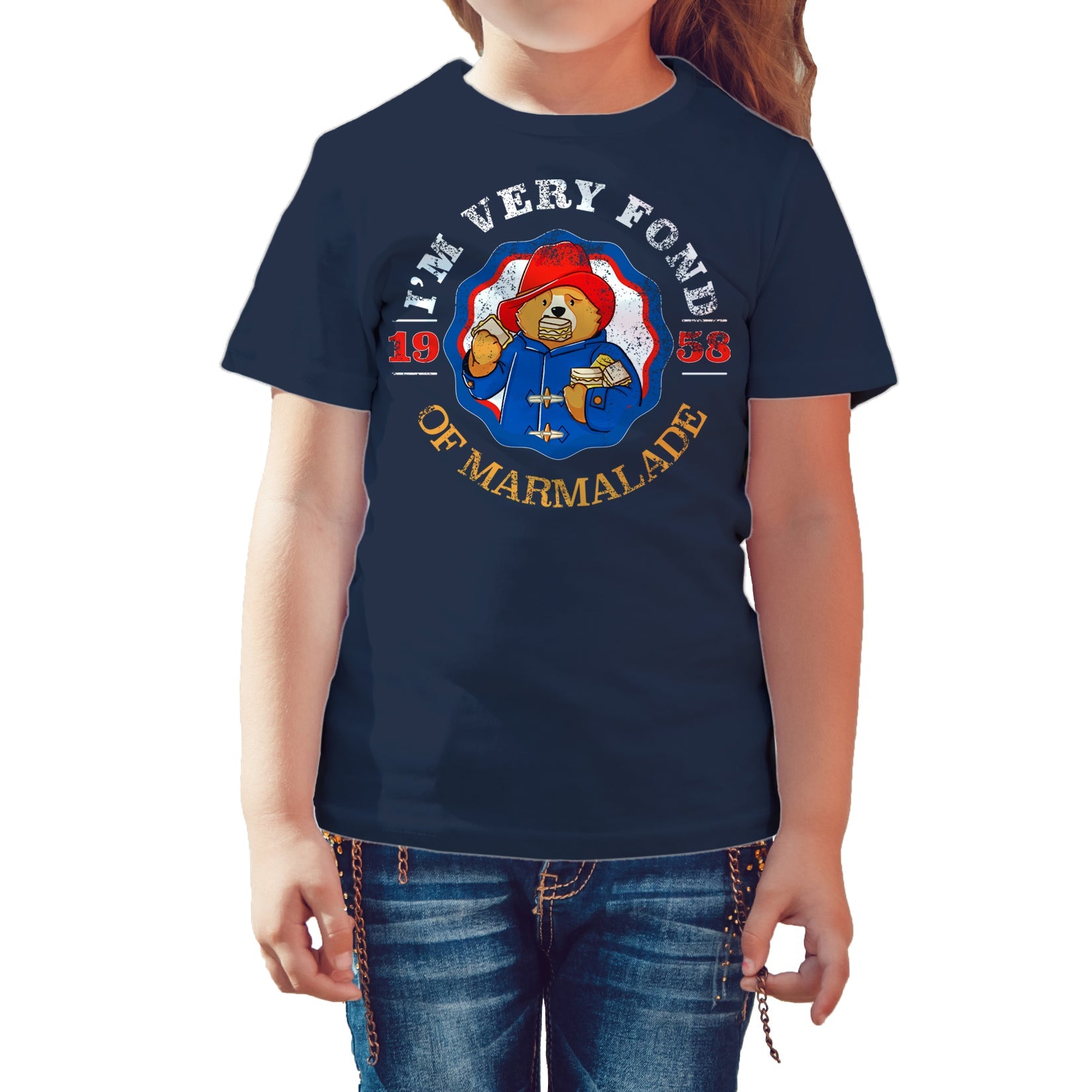 Paddington Bear Collegiate Varsity Marmalade Official Kid's T-shirt