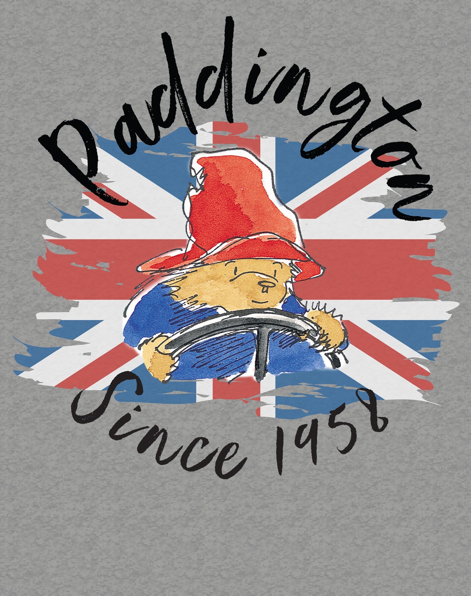 Paddington Bear Union Jack Driving Official Women's T-Shirt ()