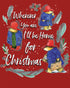 Paddington Bear Xmas I'll Be Home Holly Mistletoe Christmas Kids T-Shirt