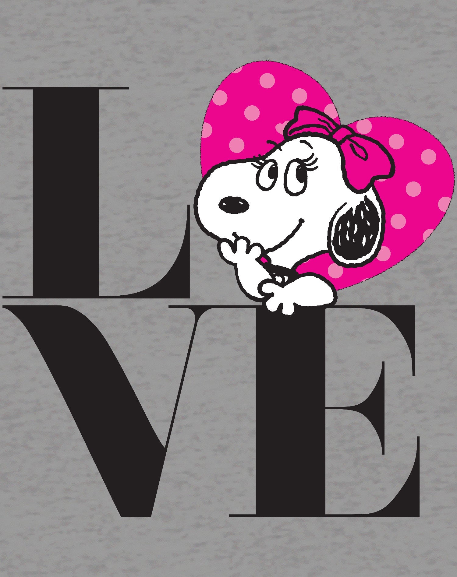 Peanuts Belle Love Official Men's T-shirt