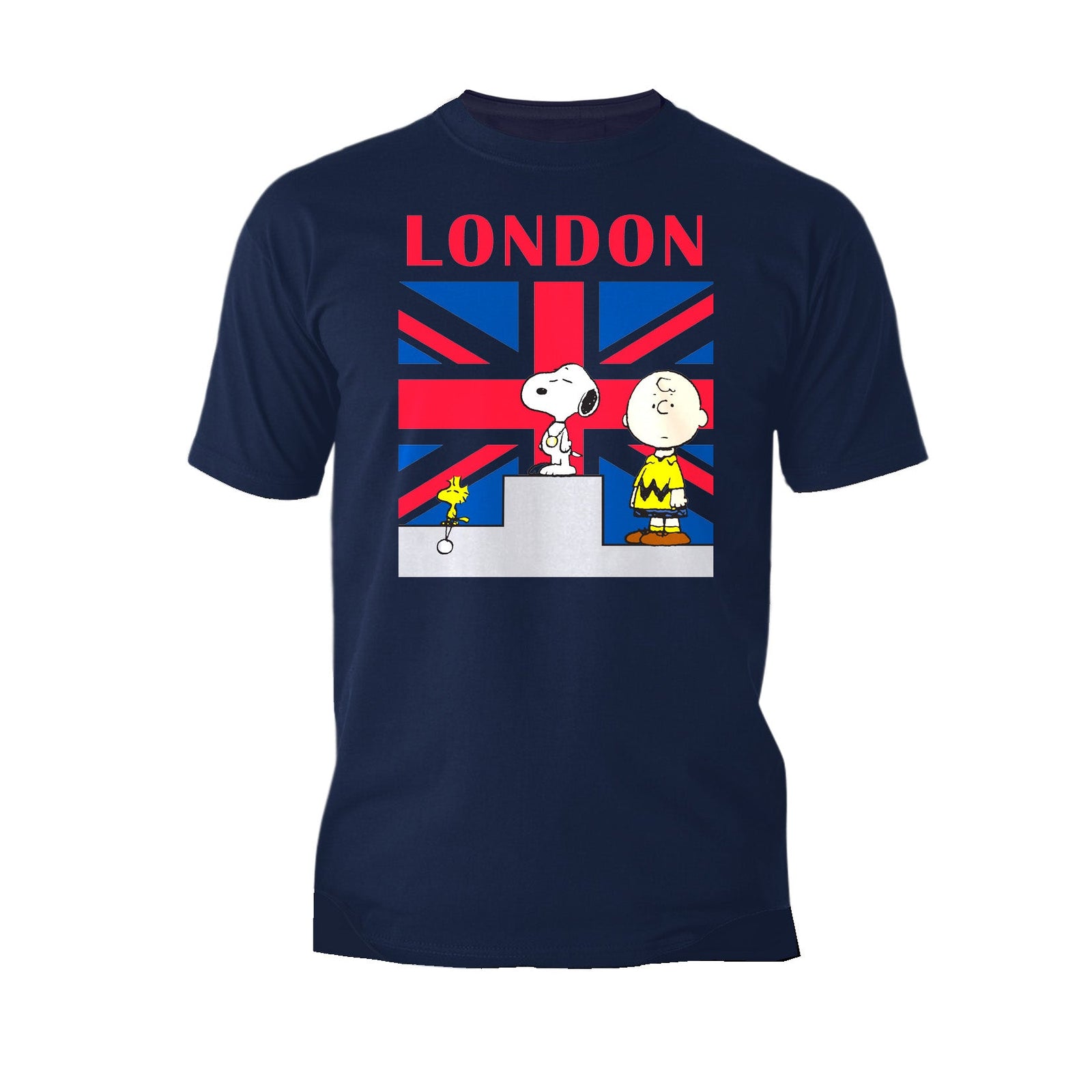 Peanuts Gang Olympic Winners Official Men's T-shirt