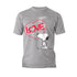 US Peanuts Snoopy Comic Love Smak Official Men's T-shirt