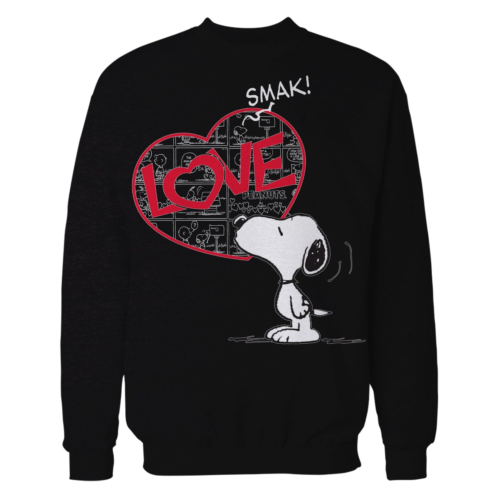 Peanuts Snoopy Comic Love Smak Official Sweatshirt