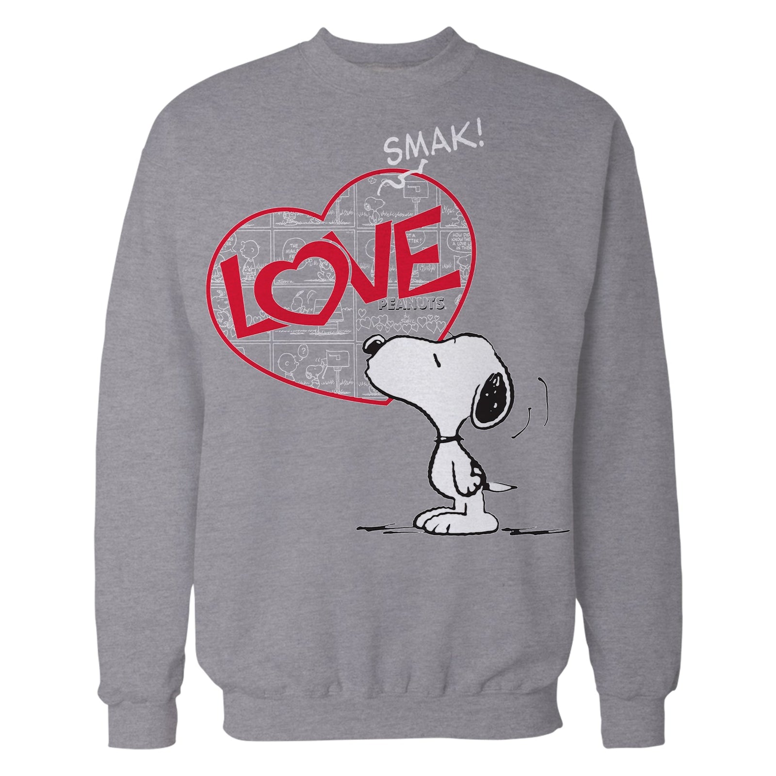 Peanuts Snoopy Comic Love Smak Official Sweatshirt