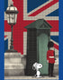 Peanuts Snoopy Remix UK Beefeater Official Men's T-shirt