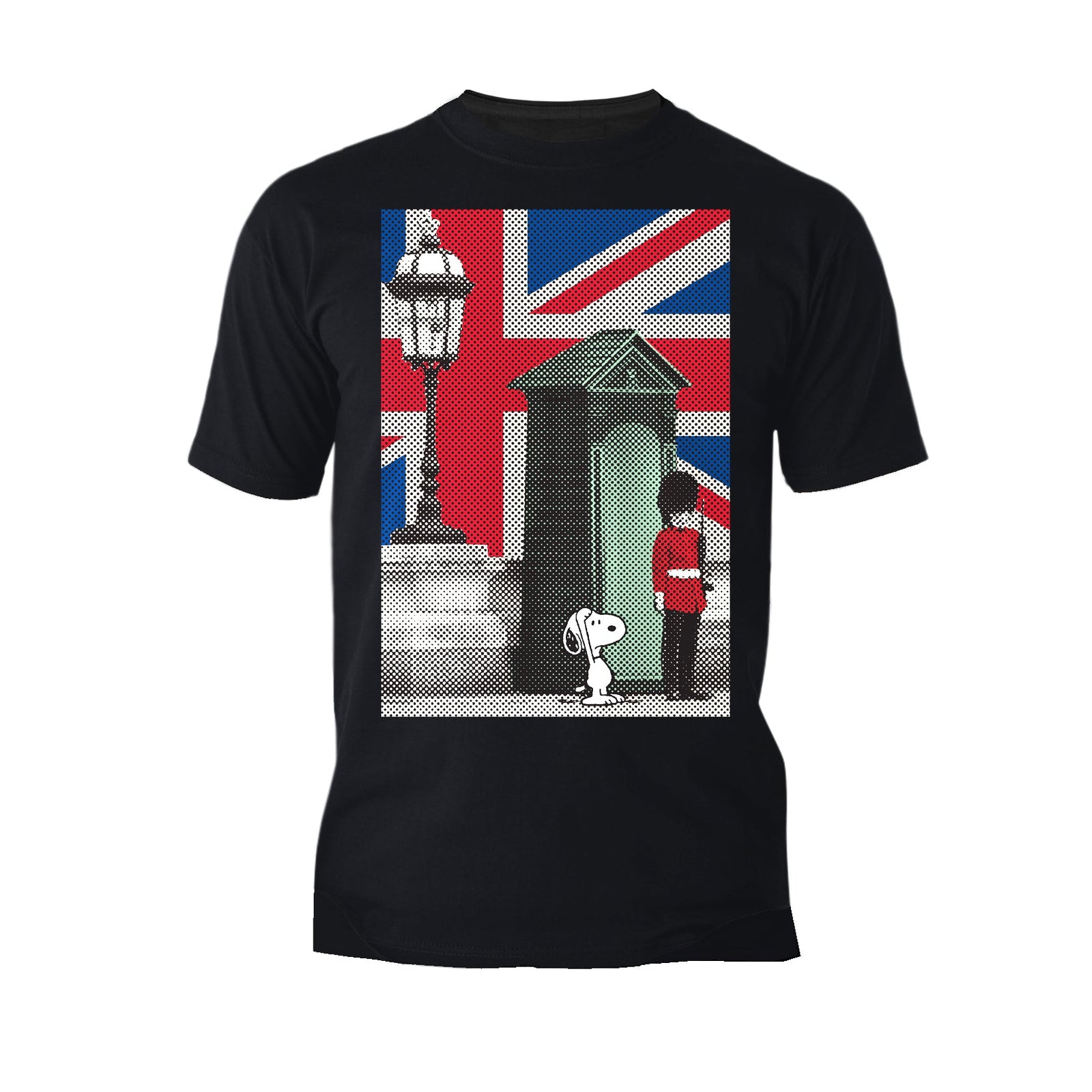 Peanuts Snoopy Remix UK Beefeater Official Men's T-shirt