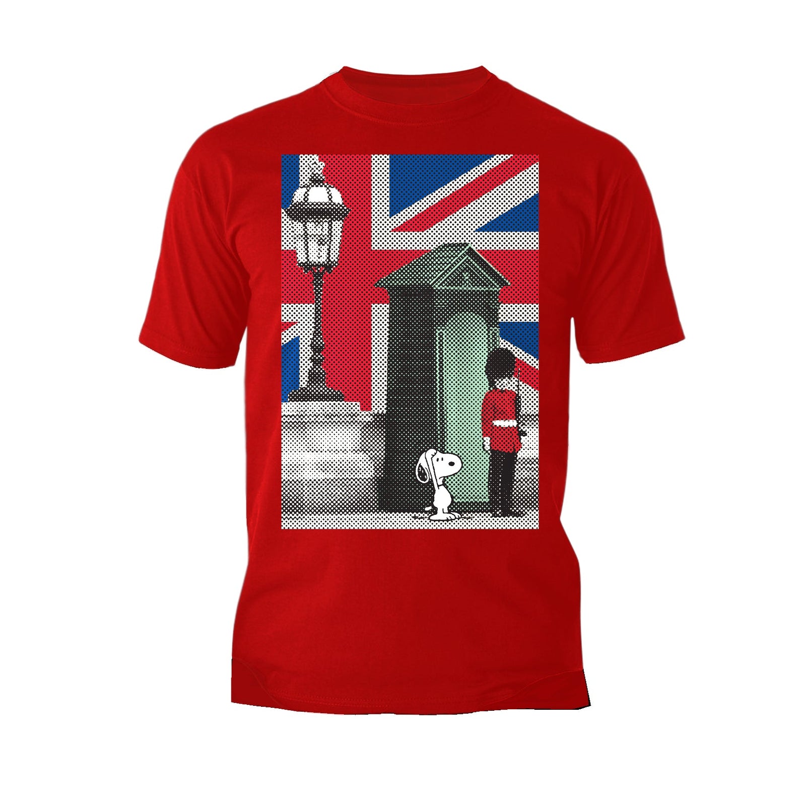 Peanuts Snoopy Remix UK Beefeater Official Men's T-shirt