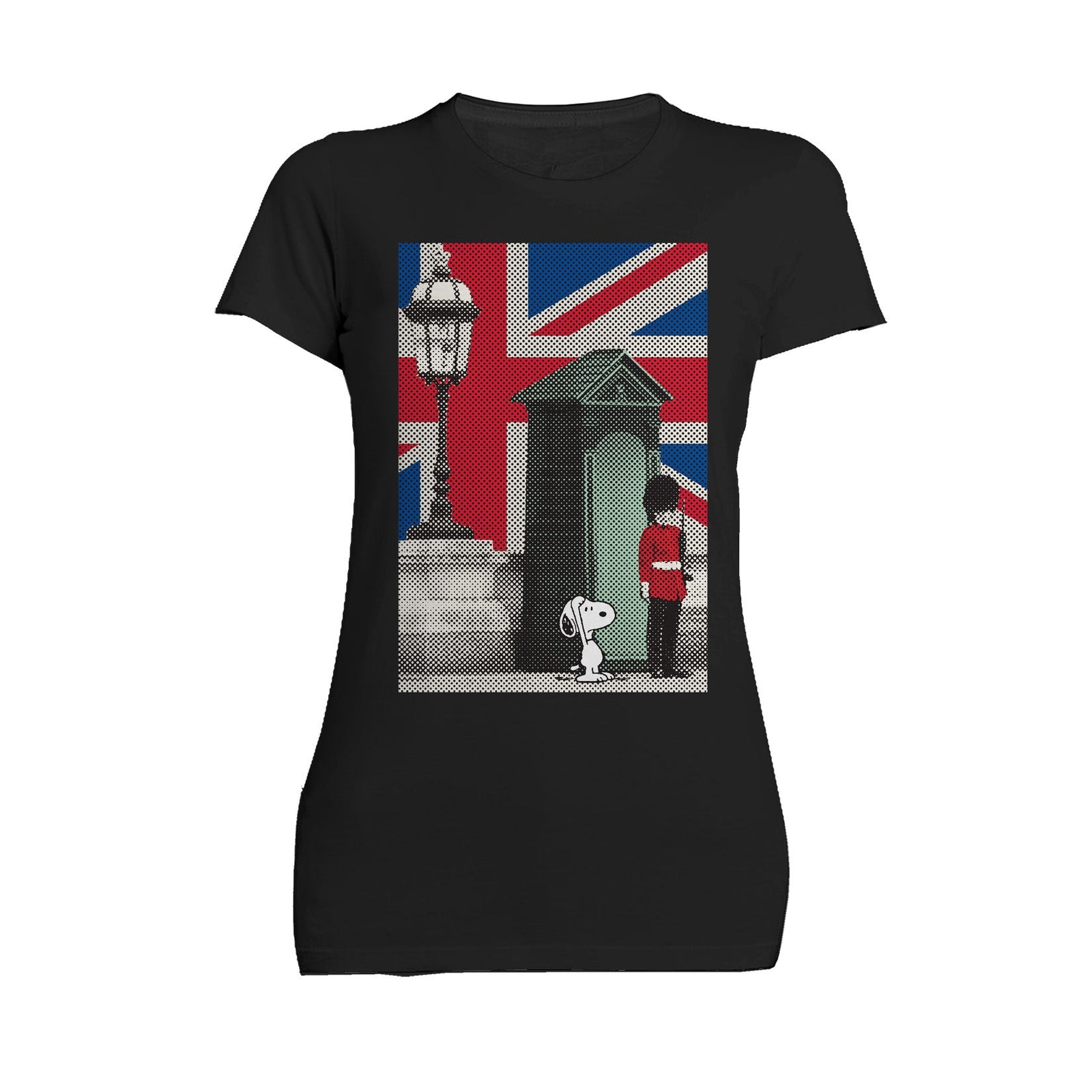 Peanuts Snoopy Remix UK Beefeater Official Women's T-shirt