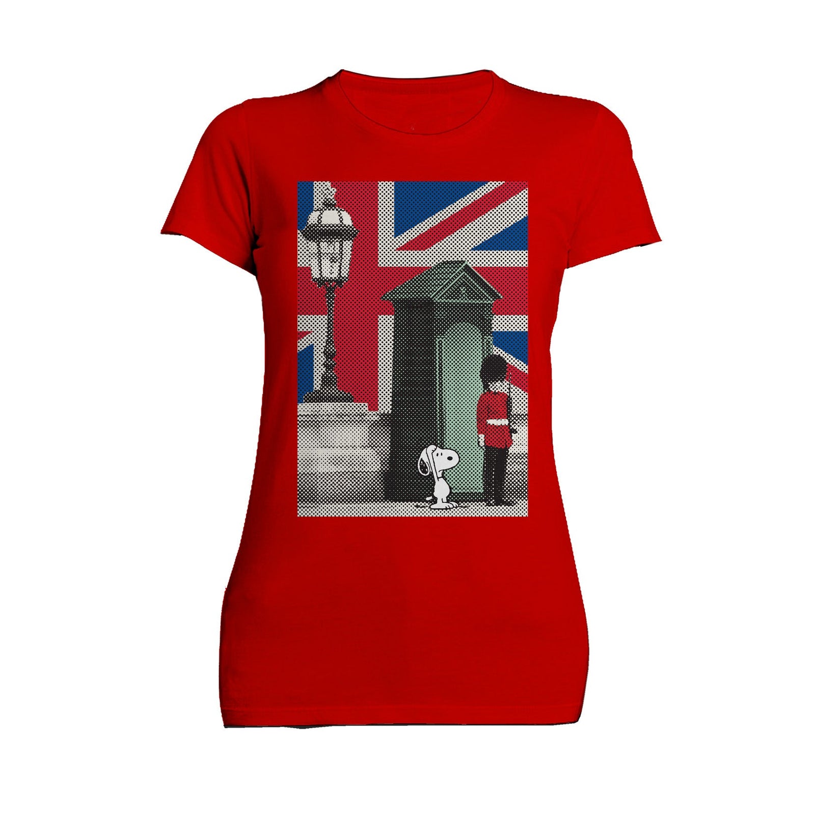 Peanuts Snoopy Remix UK Beefeater Official Women's T-shirt