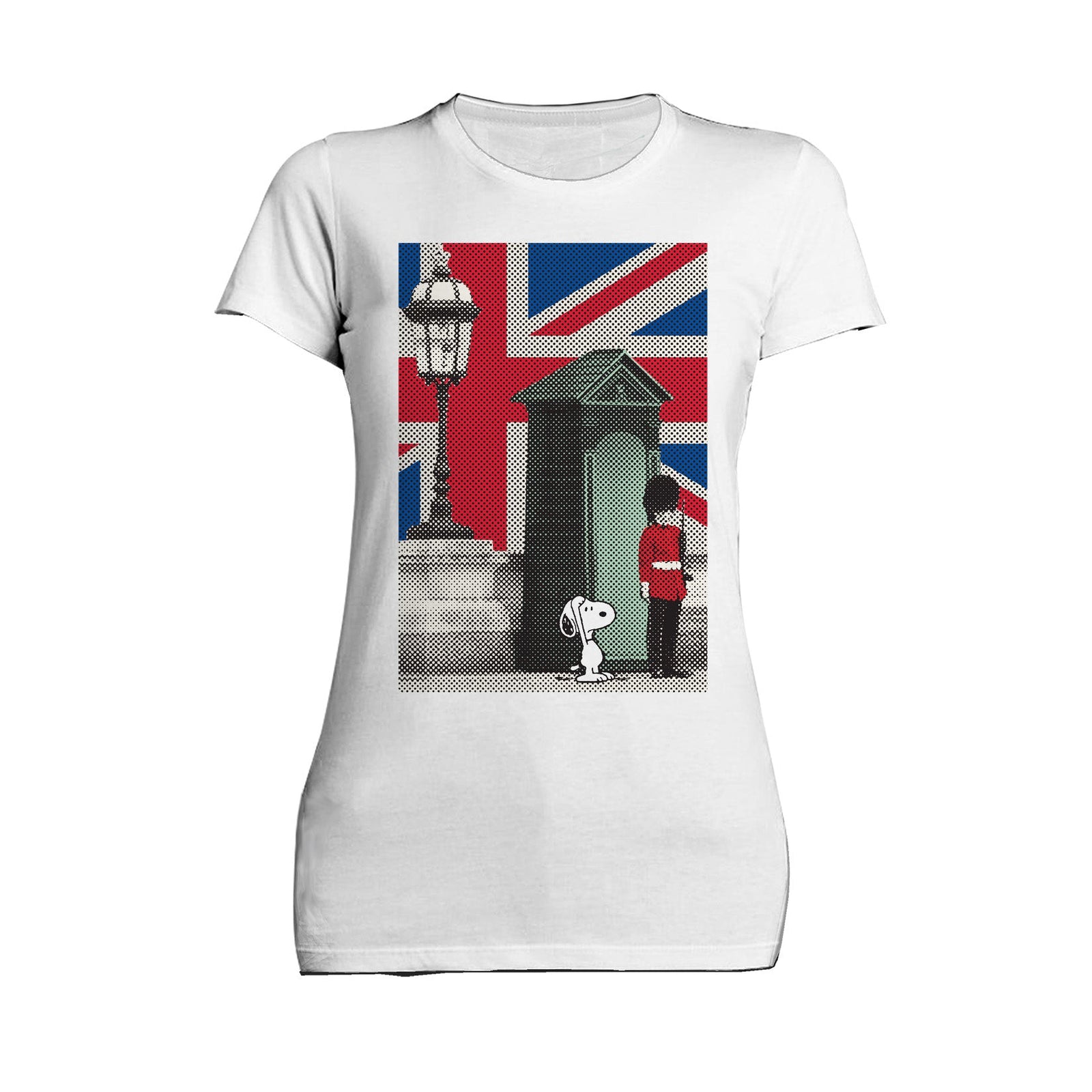 Peanuts Snoopy Remix UK Beefeater Official Women's T-shirt