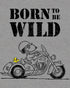 Peanuts Snoopy Sketch Born Wild Official Men's T-shirt